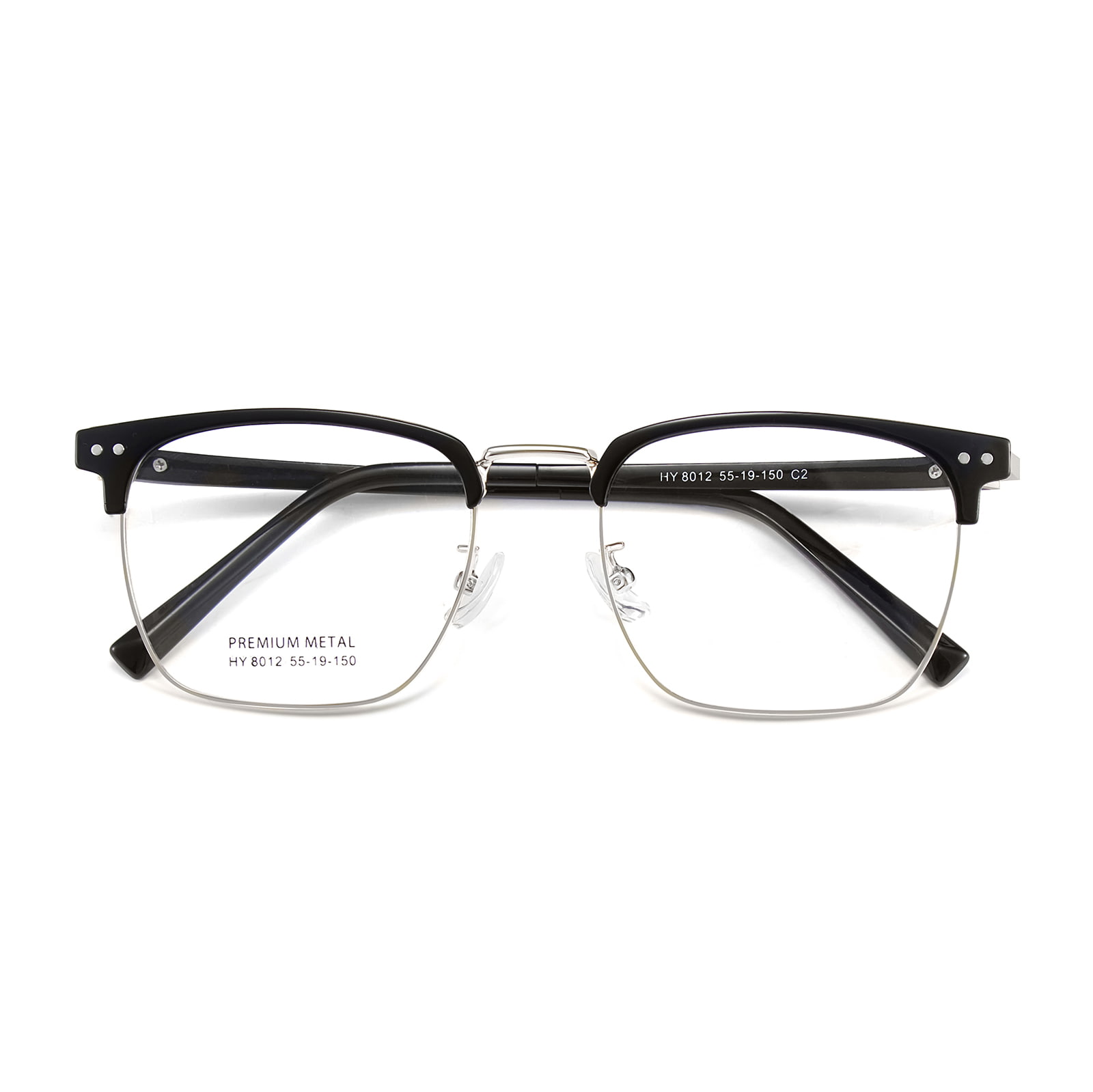 Lunettes minimalistes en alliage à pression nasale 8012