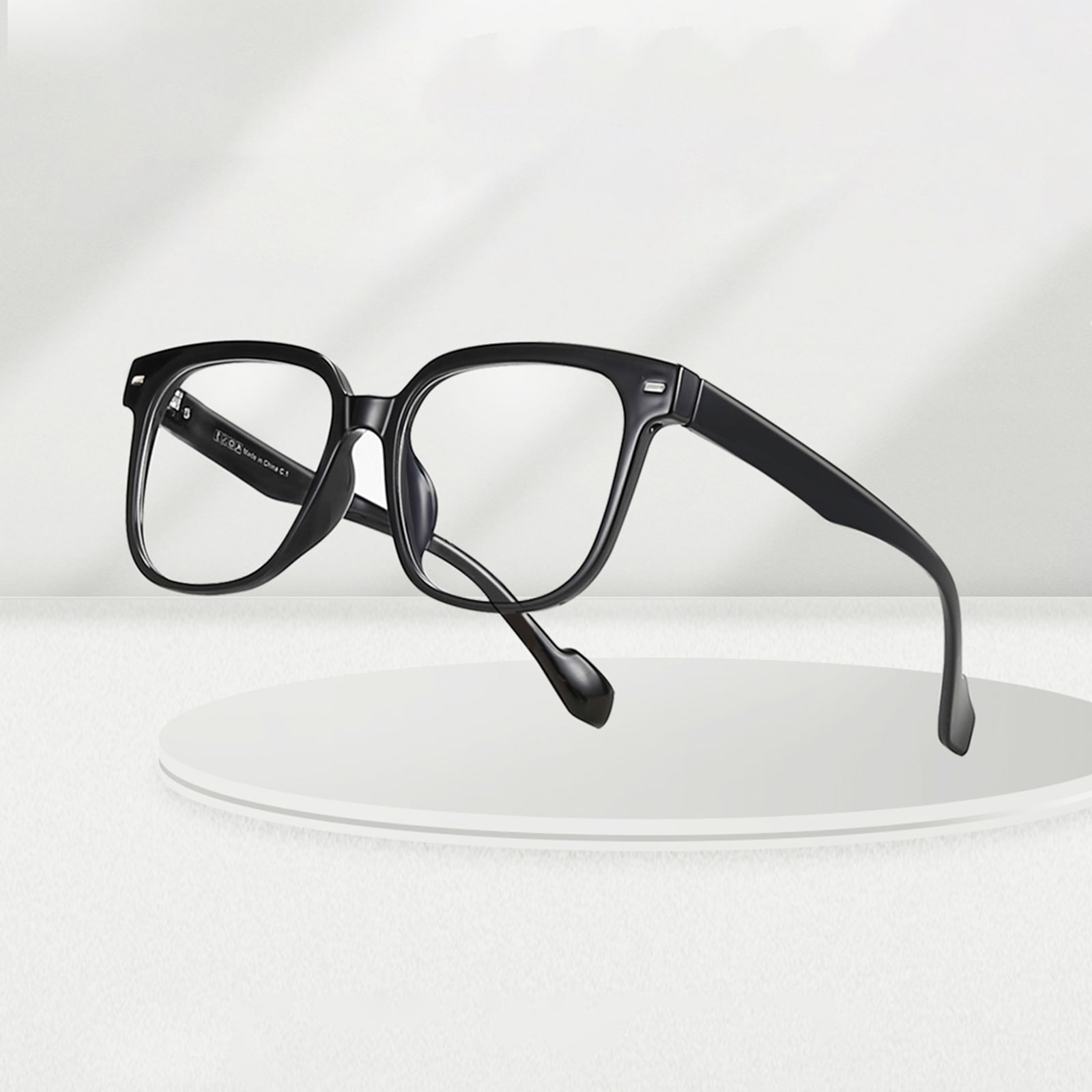 Lunettes TR90 confortables hypoallergéniques à monture noire 030