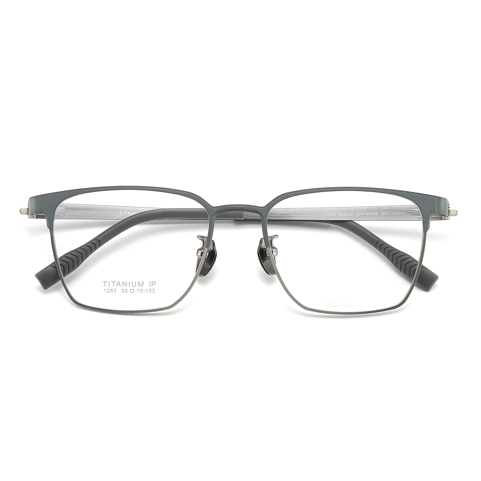 1283 Lunettes bicolores en titane pur sans points de soudure
