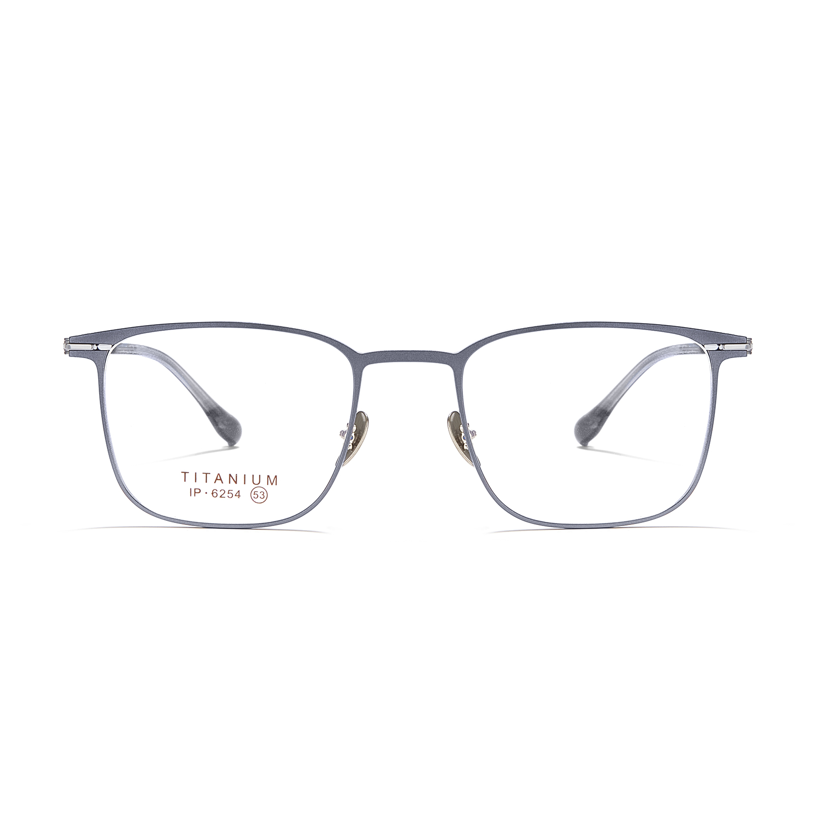 6254 Lunettes en titane pur durables et sans couture