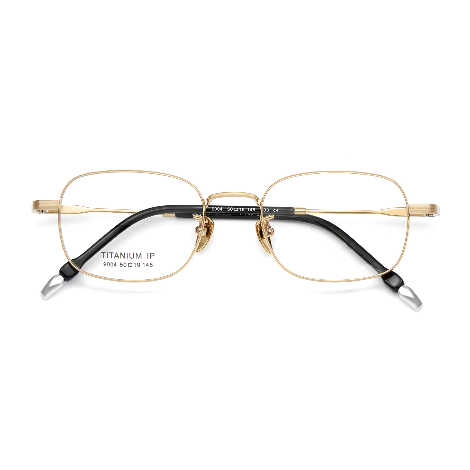 Lunettes en titane pur antidérapantes à larges bords 9004