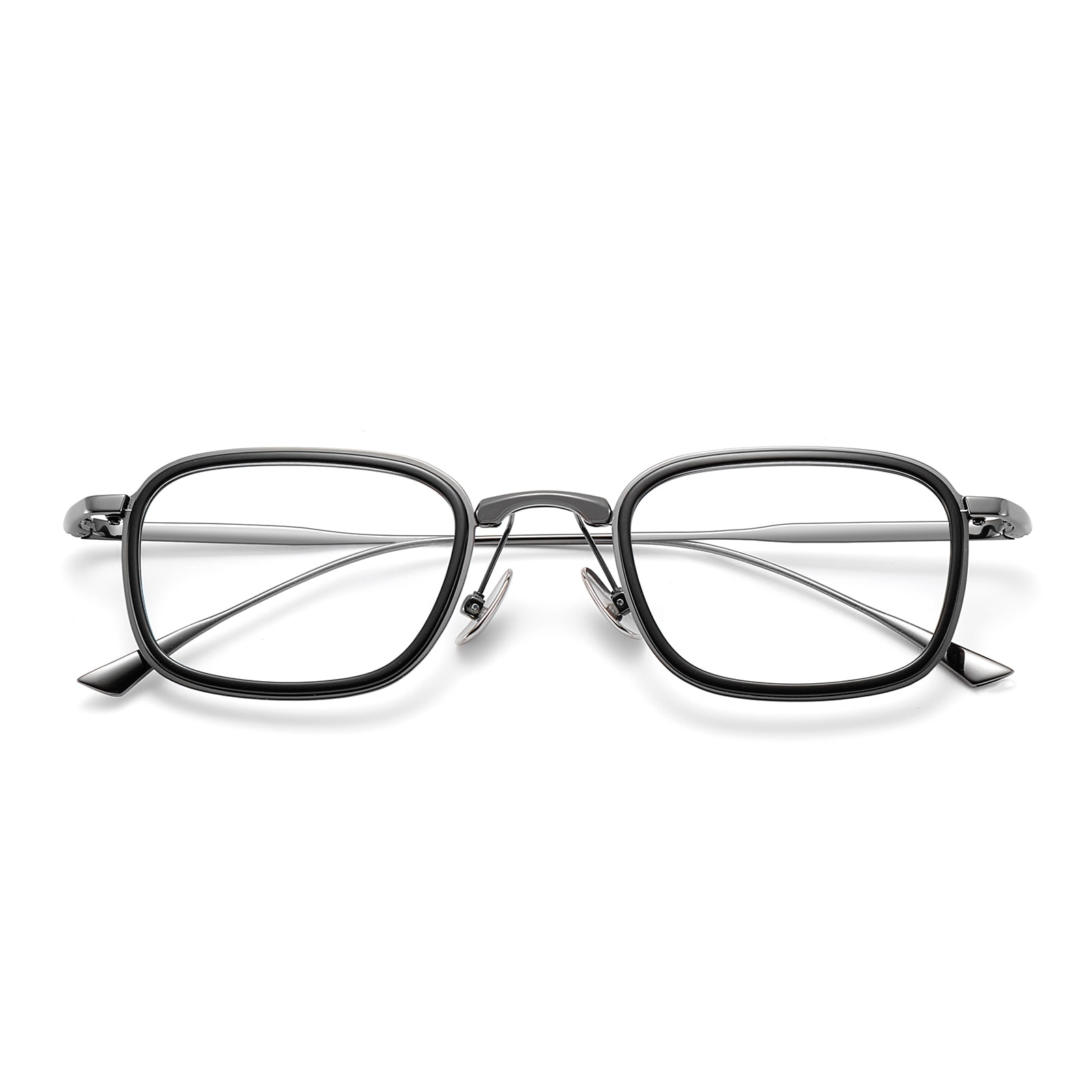 19052 Lunettes en titane pur uniques sans pression de style japonais