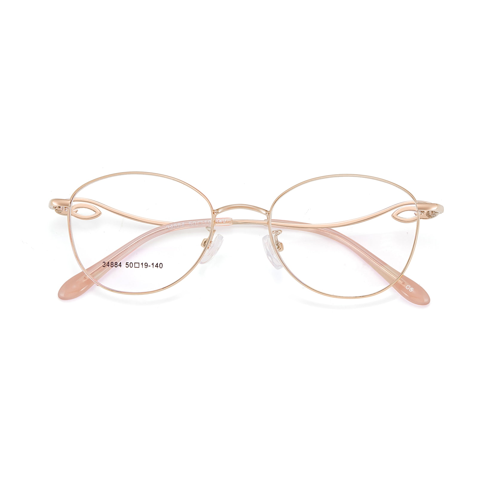 34884 Verres doux en alliage sculpté double face
