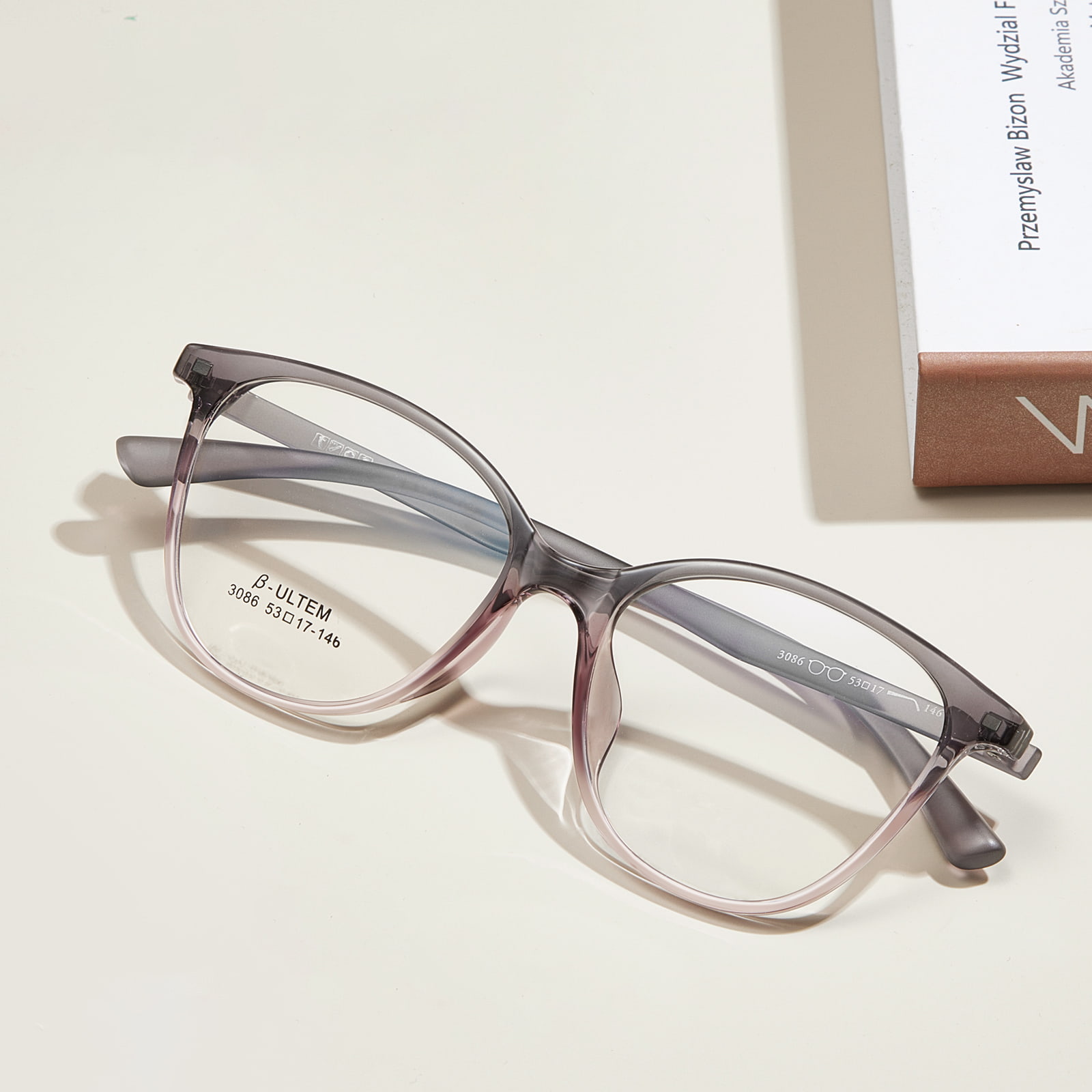 Lunettes TR90 rétro antidérapantes 3086 pour toutes les formes de visage