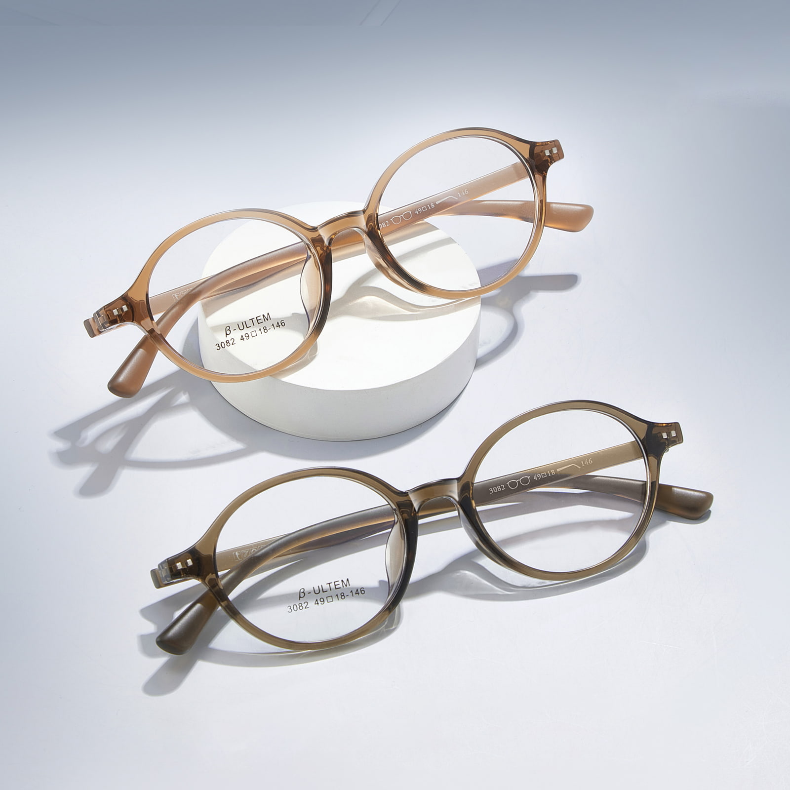 Lunettes TR90 sans stress à monture ovale 3082