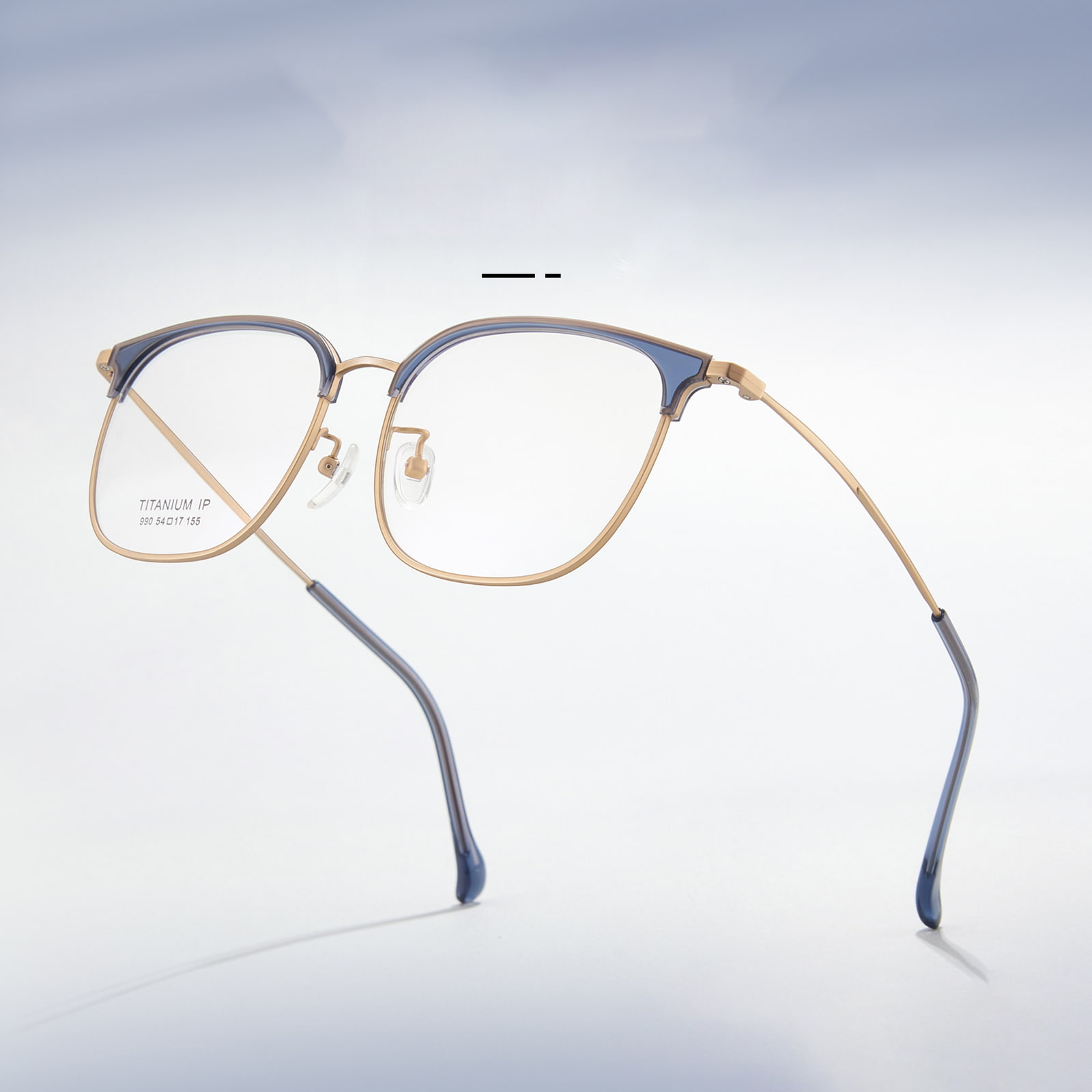 Lunettes en titane pur résistantes à la sueur, monture à sourcils 990