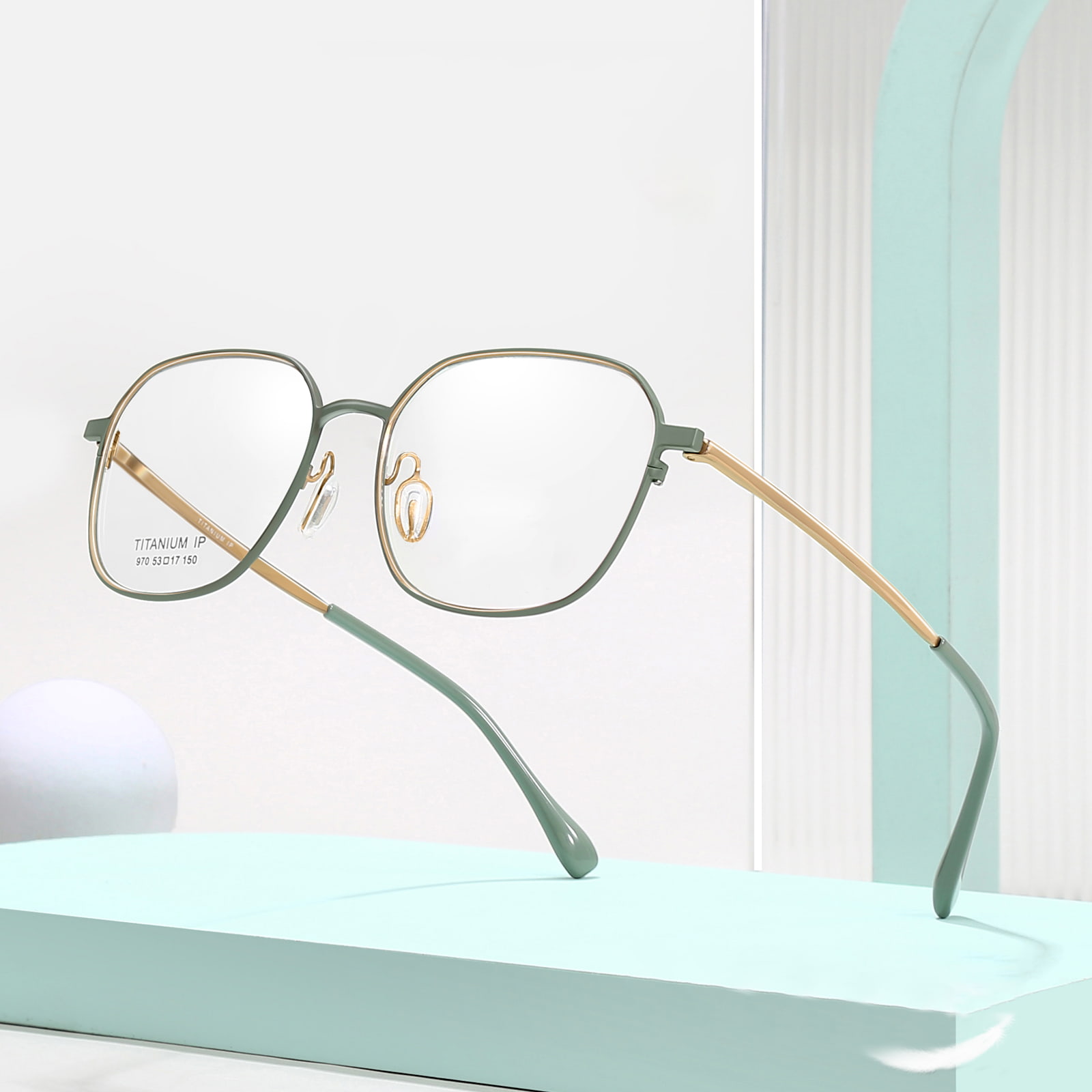 Lunettes en titane pur 970, délicates, sans traces et résistantes à la transpiration