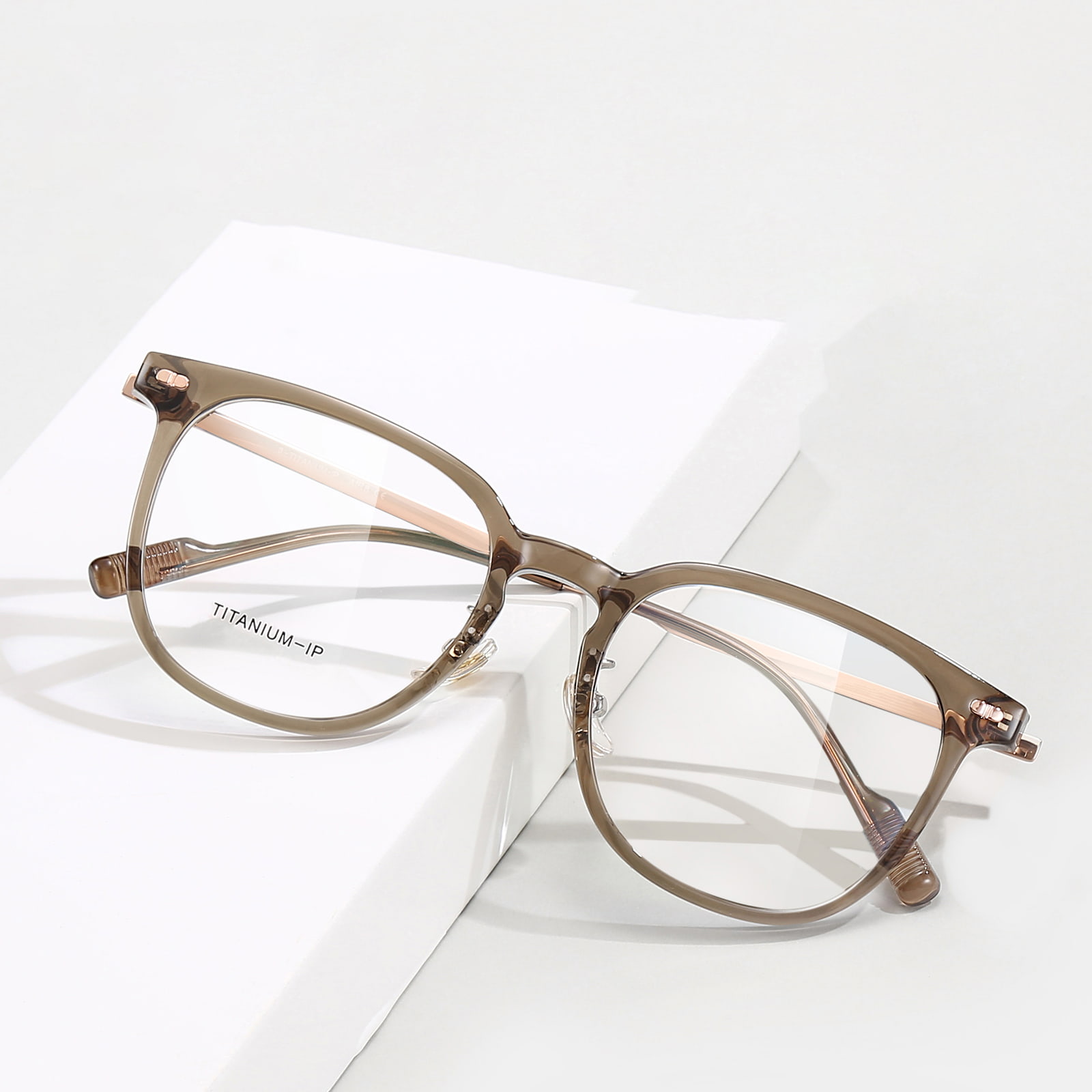 Lunettes en titane β épaisses et durables, ne se décolorent pas, M8045