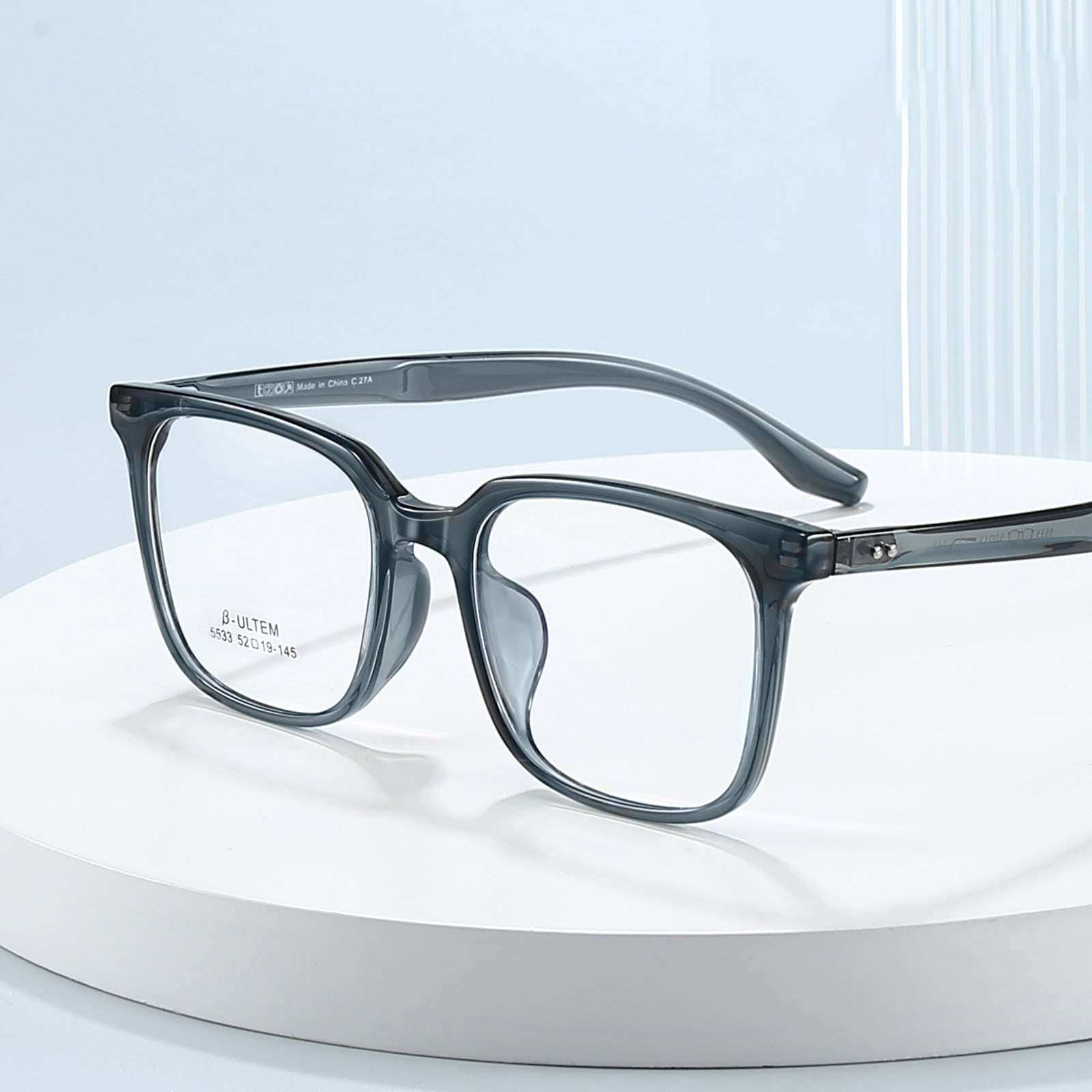Lunettes TR90 anti-collision à monture carrée de sport 5533