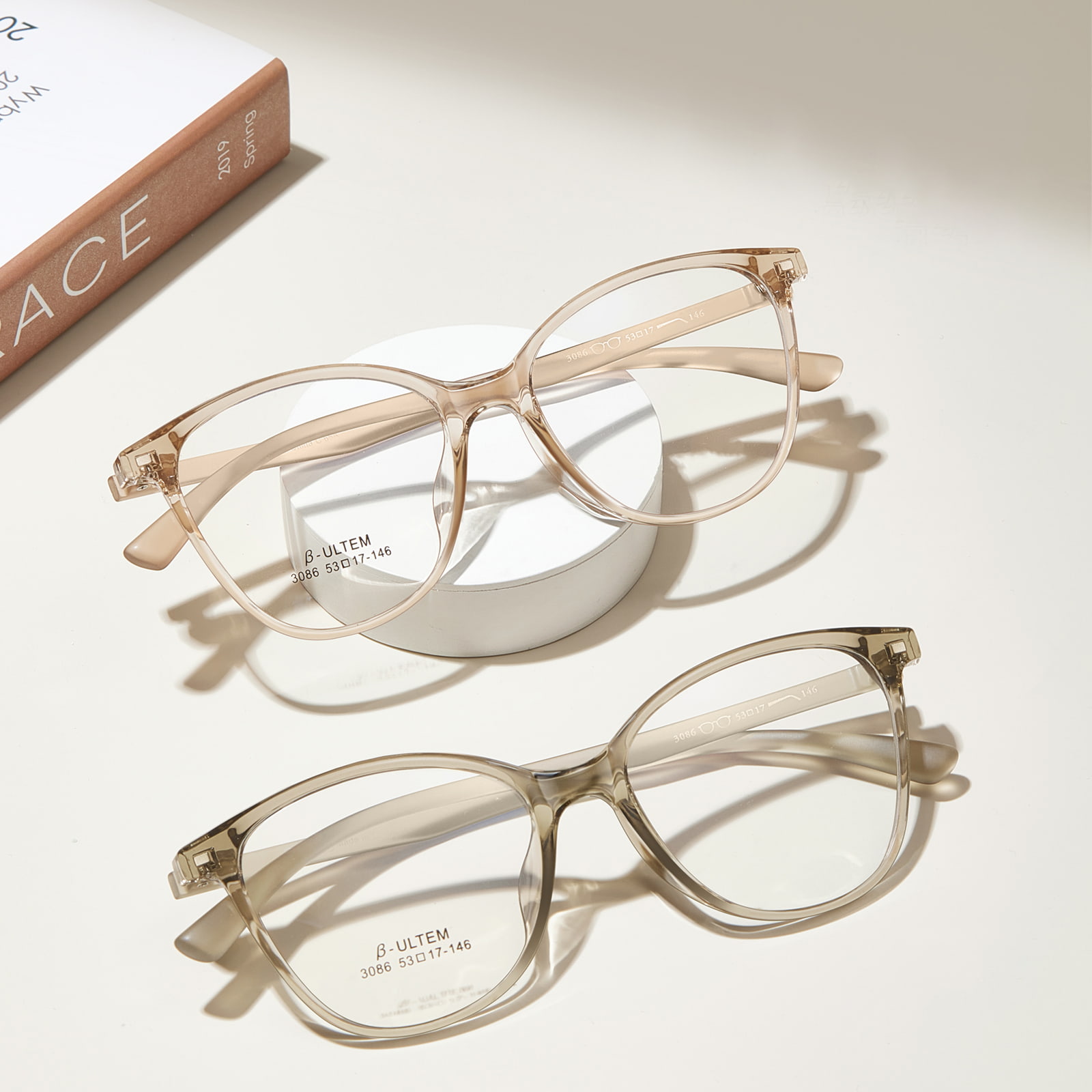 Lunettes TR90 rétro antidérapantes 3086 pour toutes les formes de visage