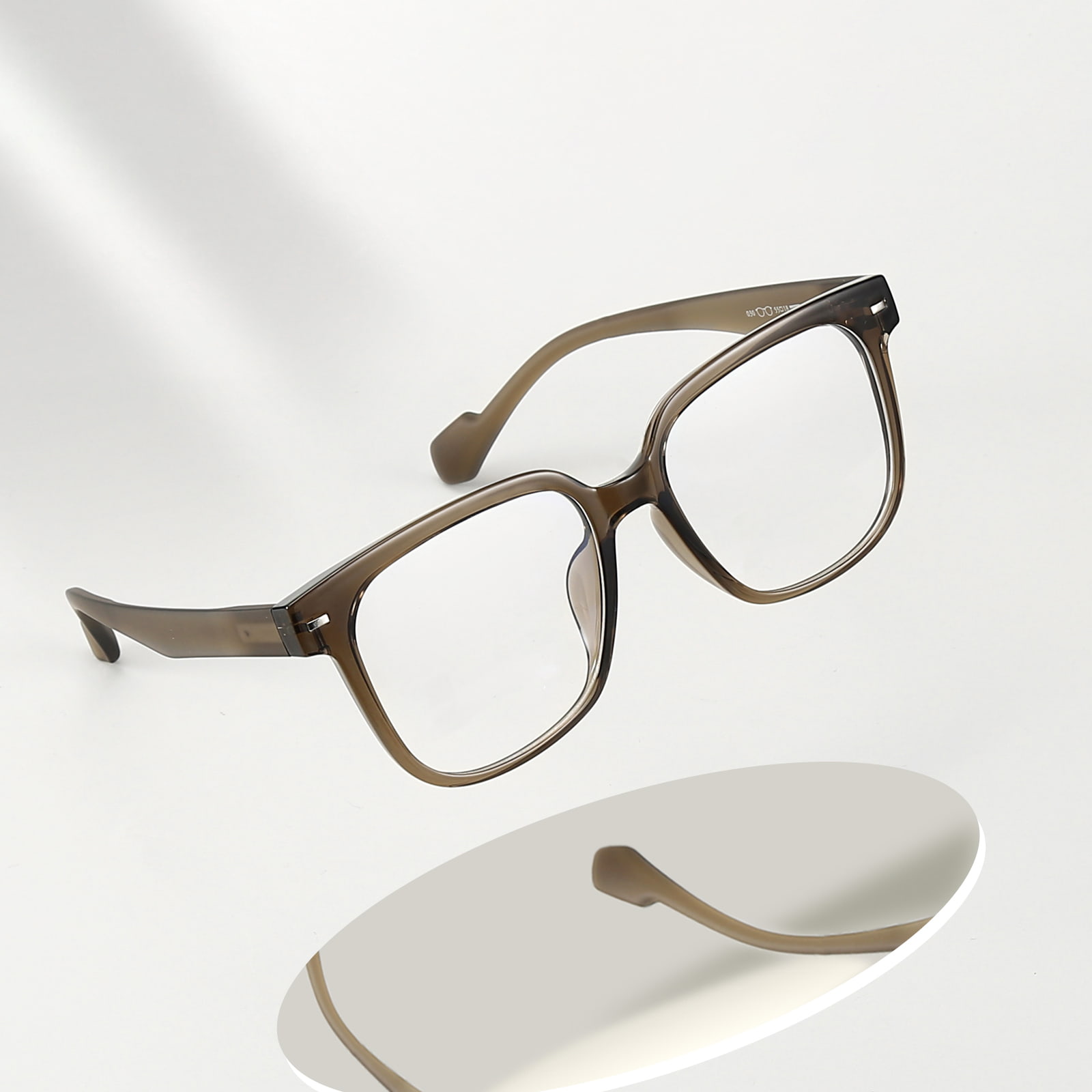 Lunettes TR90 confortables hypoallergéniques à monture noire 030