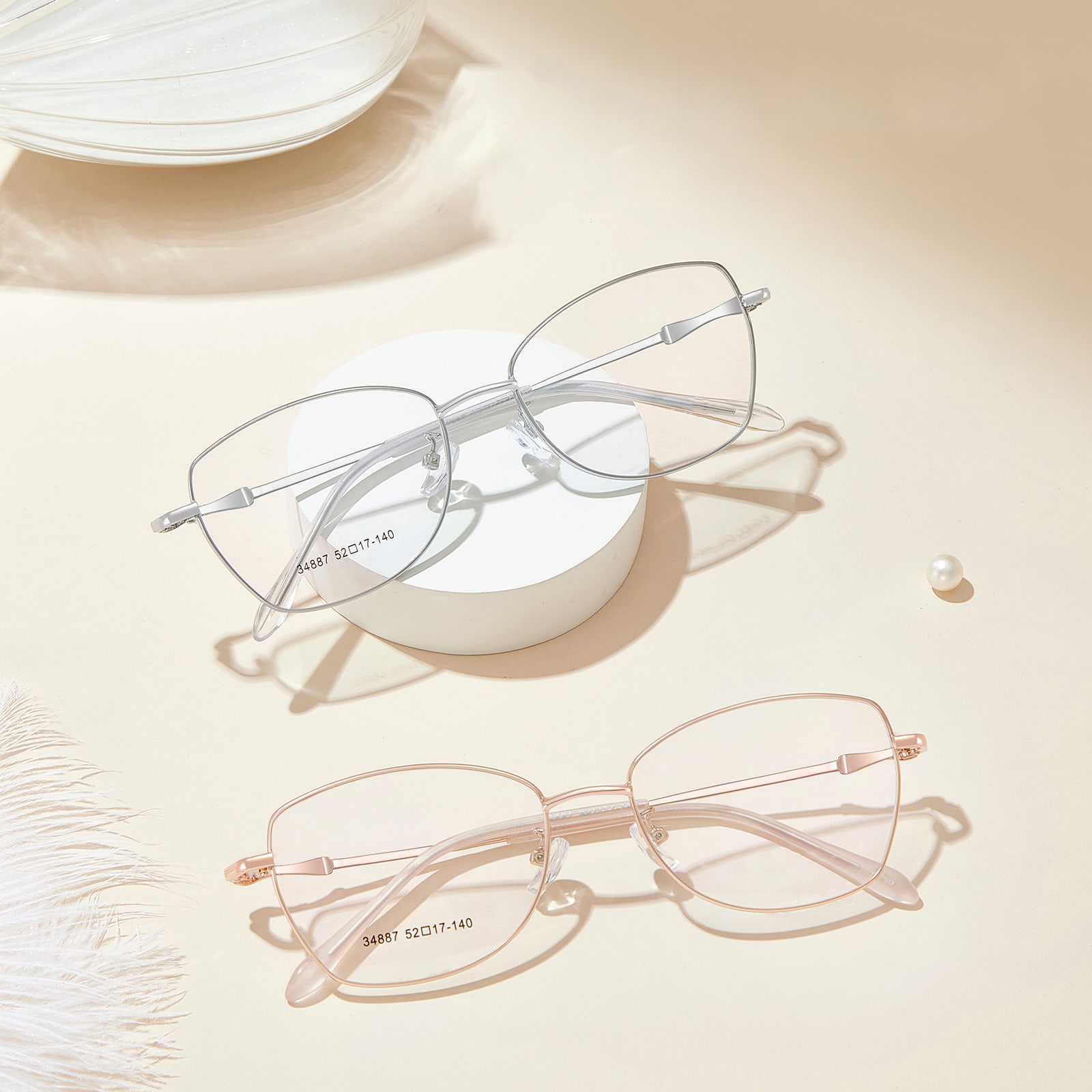 34887 Lunettes en alliage confortables hypoallergéniques Sweet