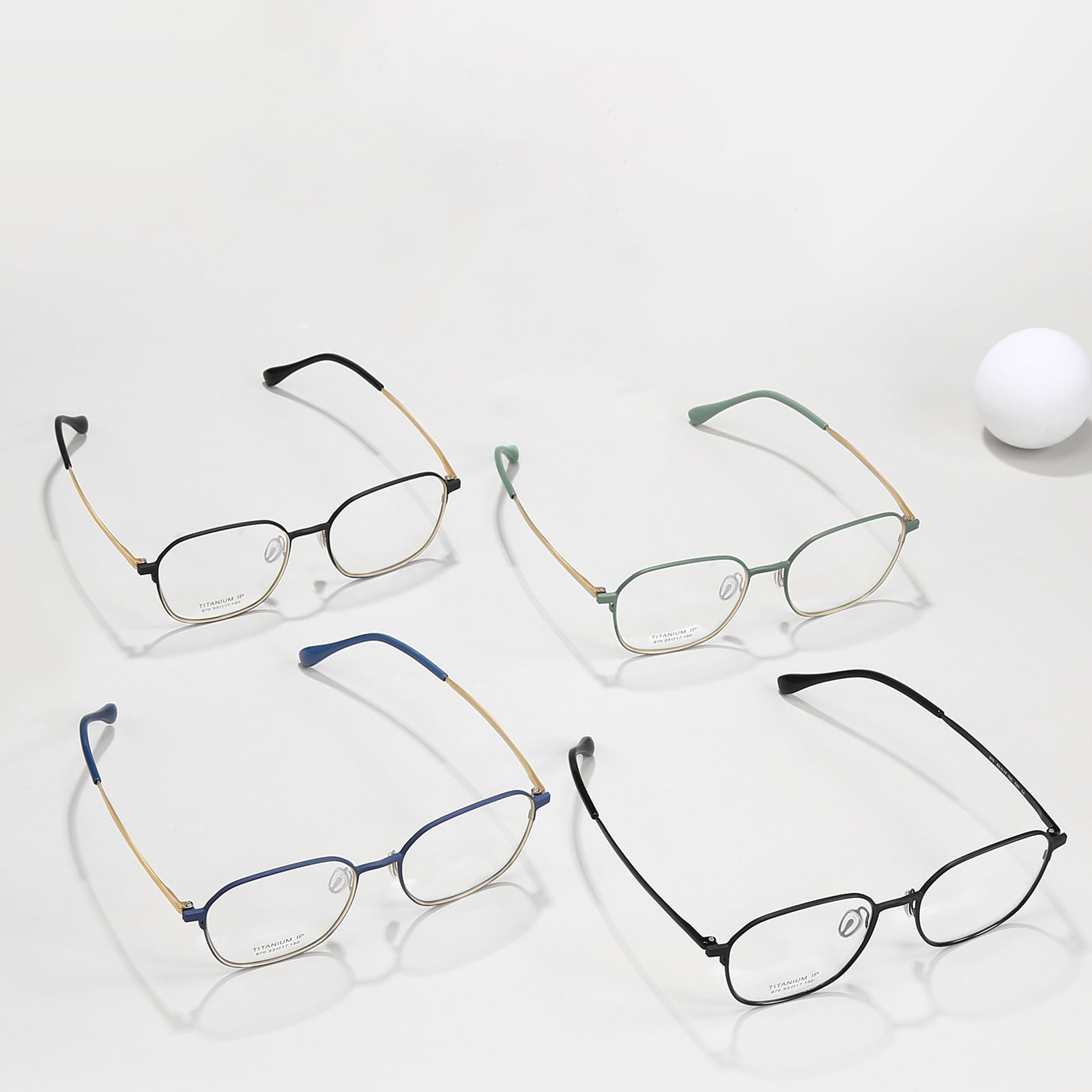 Lunettes en titane pur 970, délicates, sans traces et résistantes à la transpiration