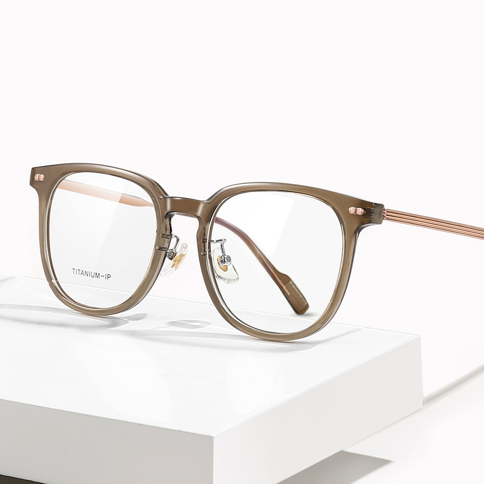 Lunettes en titane β épaisses et durables, ne se décolorent pas, M8045