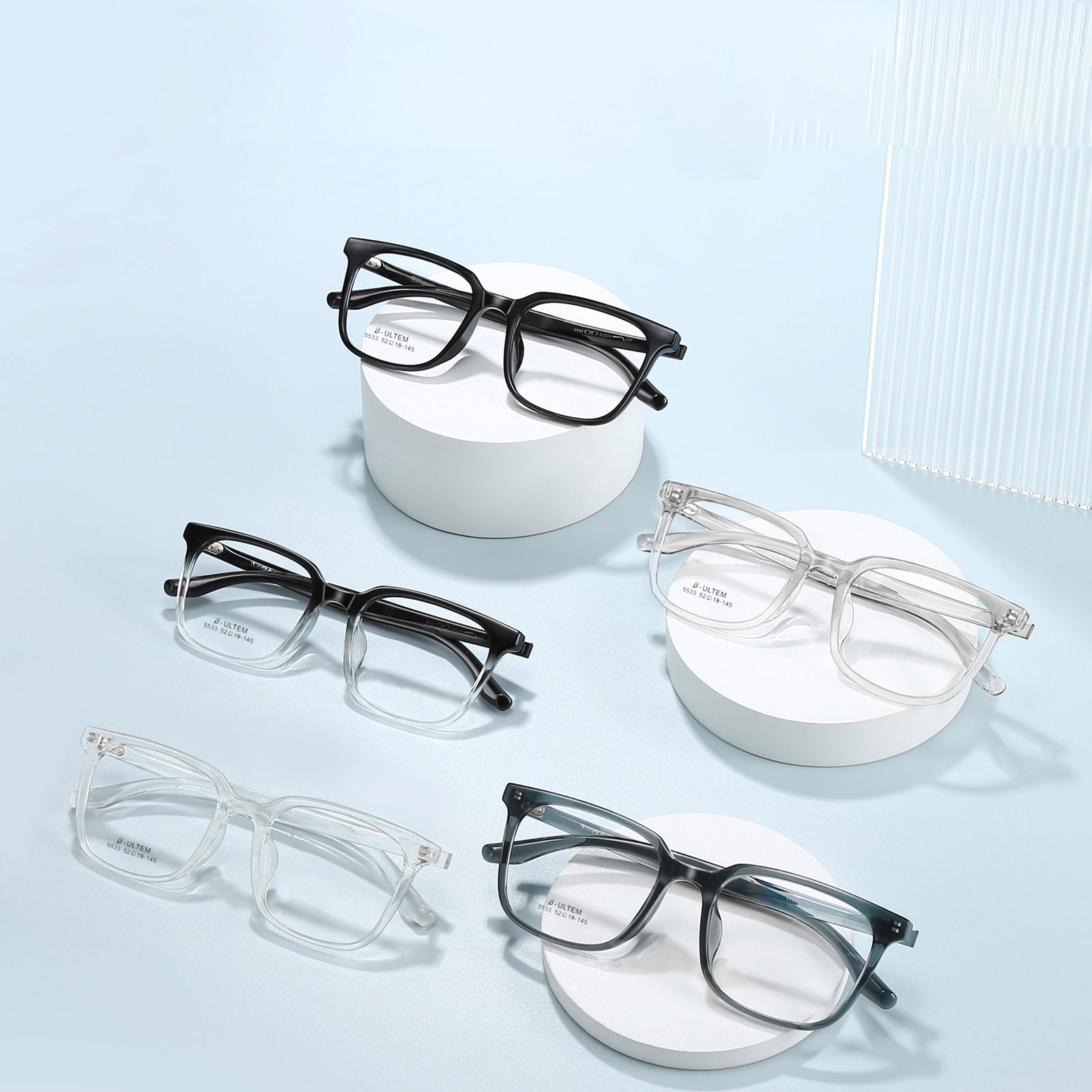 Lunettes TR90 anti-collision à monture carrée de sport 5533