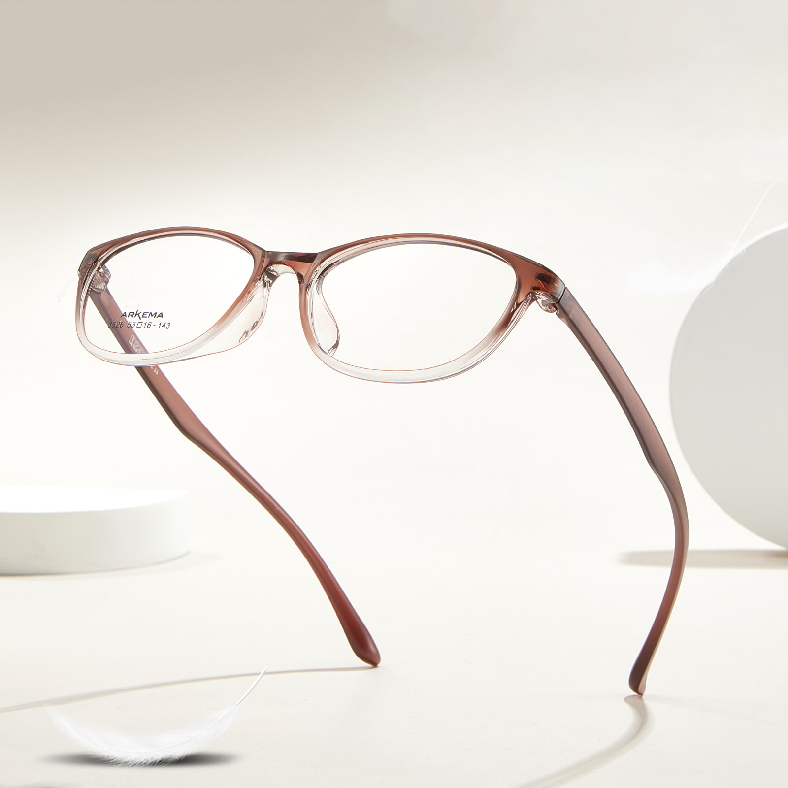 Monture œil-de-chat 3526 pour lunettes TR90