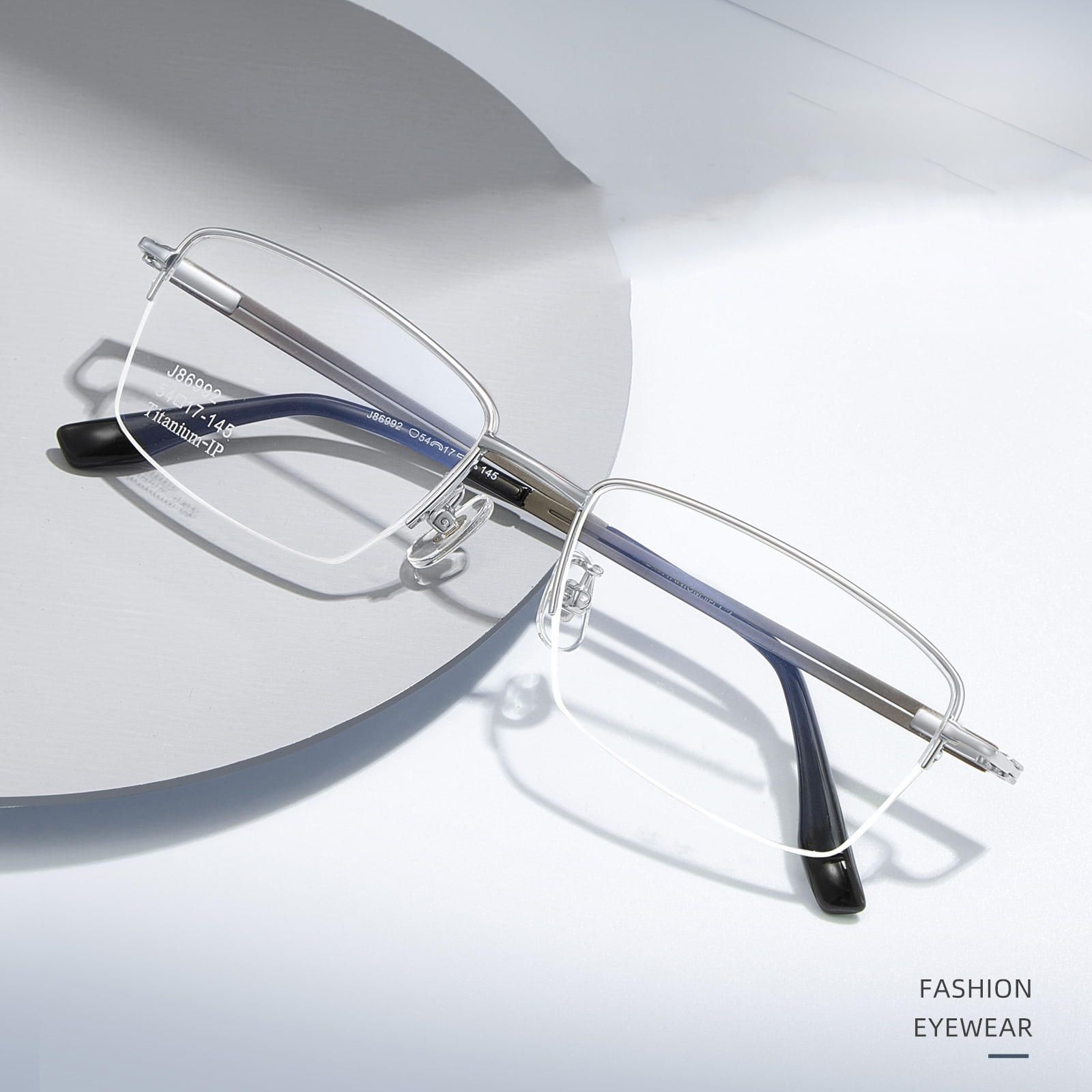 86992 Lunettes multicolores en titane pur sans pression sur les oreilles