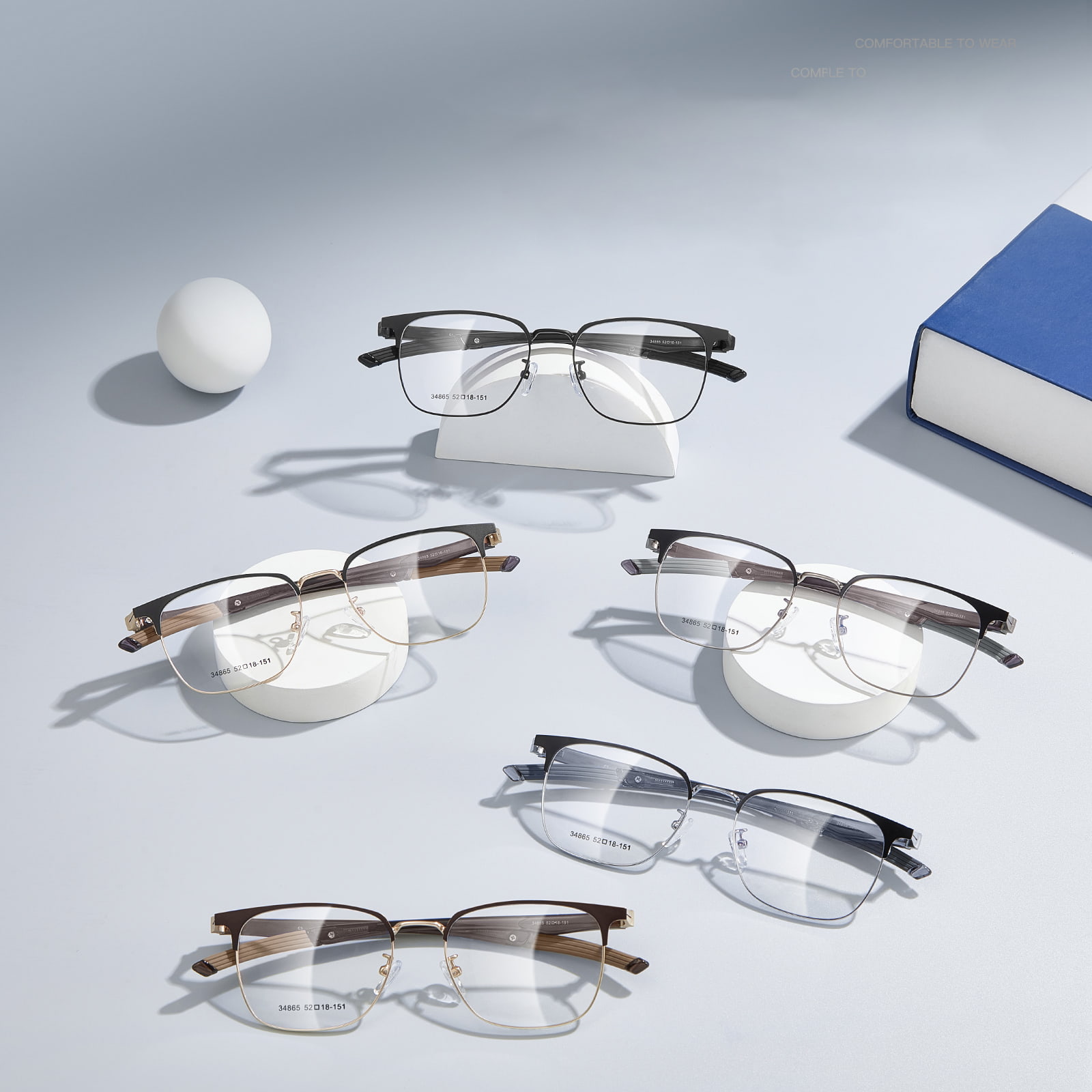 34865 Lunettes de sport en alliage léger