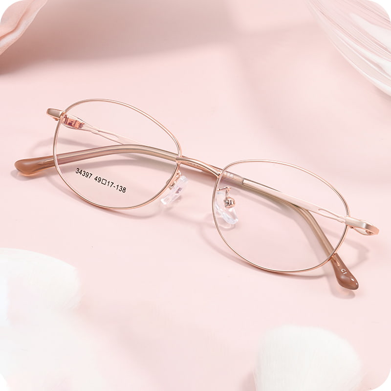 Lunettes en alliage à monture pleine ovale 34397 Everyday