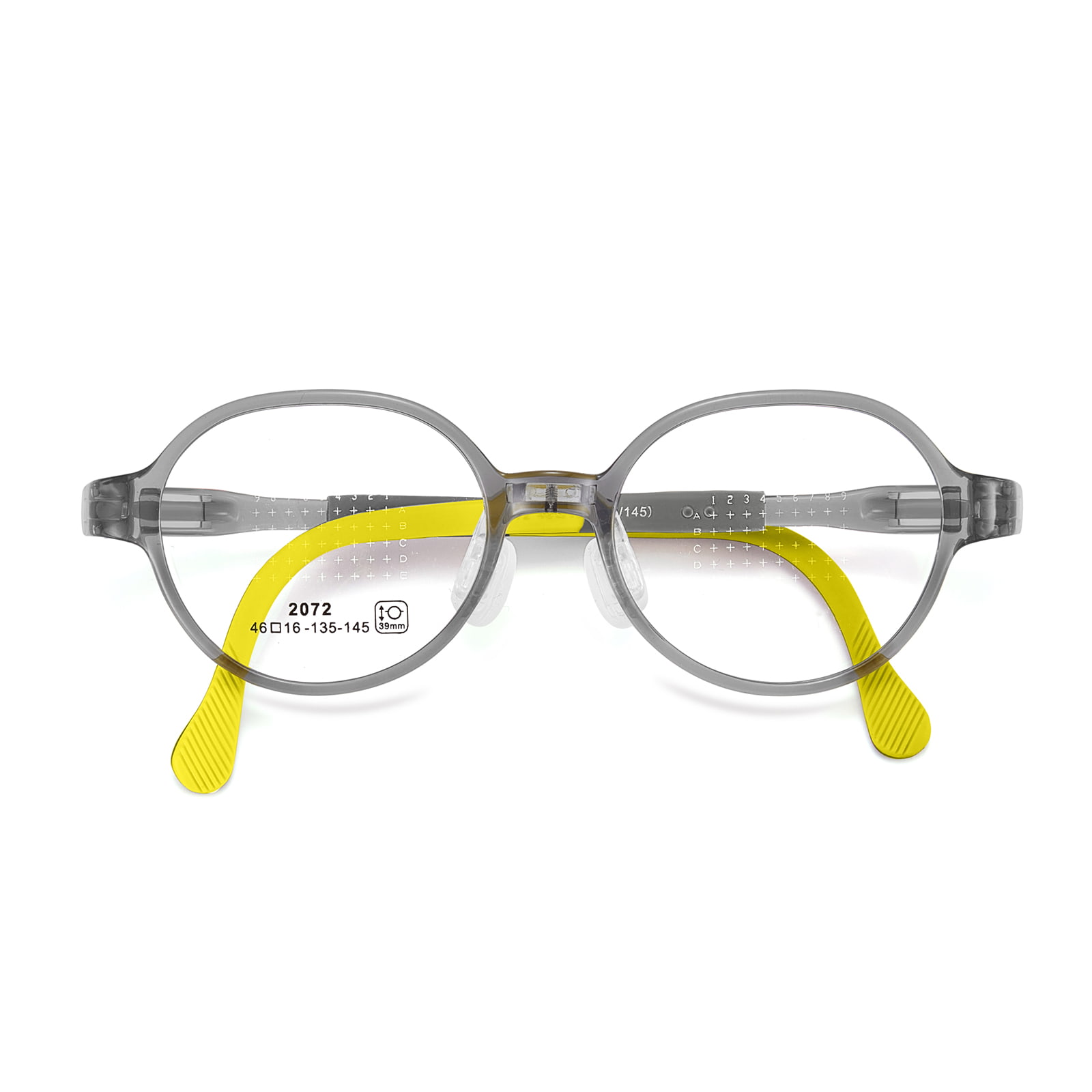 Lunettes à coussinet nasal en Silicone souple, charnière à nœud pour étudiants, résistantes à l'usure, 2072