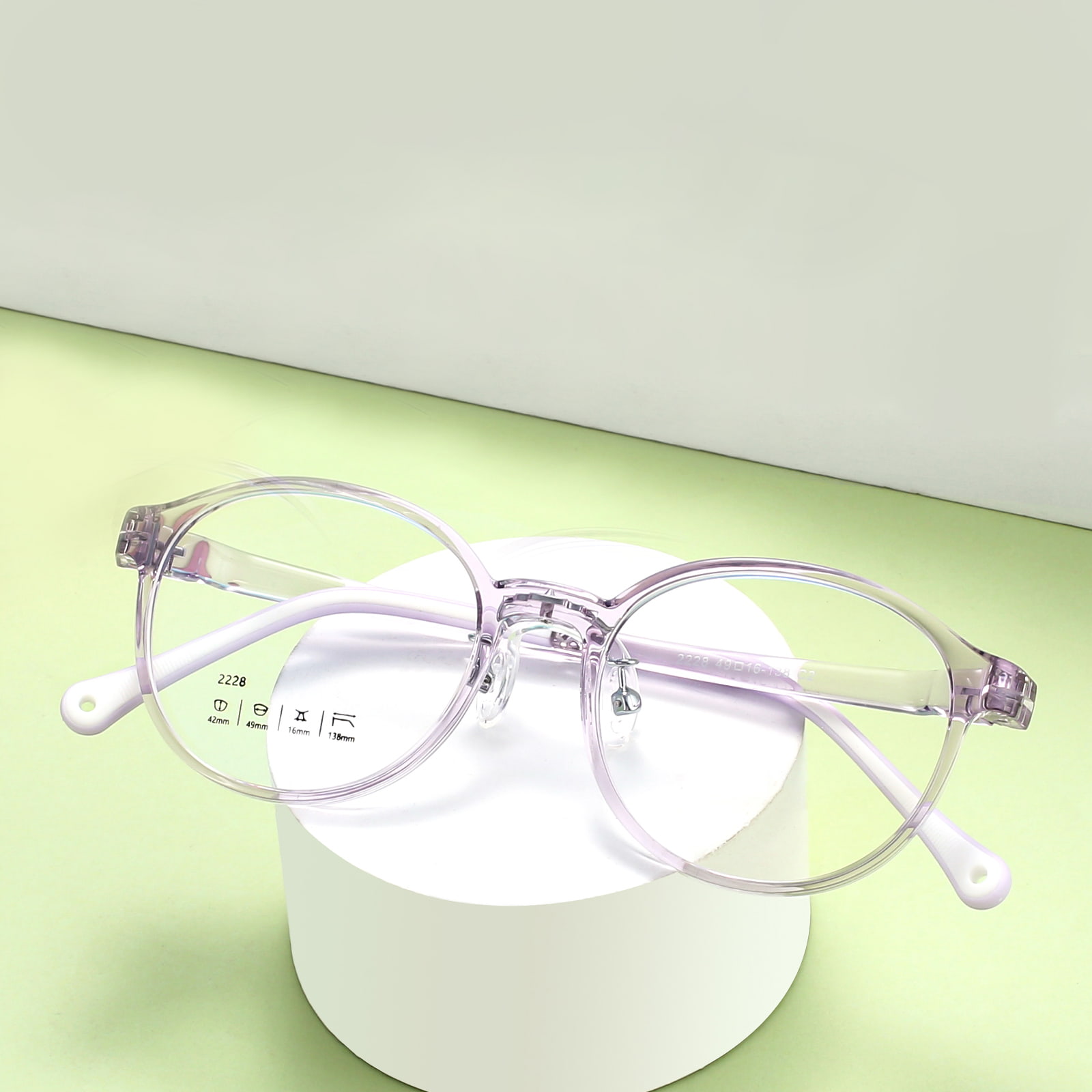 Couvre-pieds antidérapant bicolore, revêtement antibactérien, plaquettes nasales en Silicone souple, lunettes, 2228