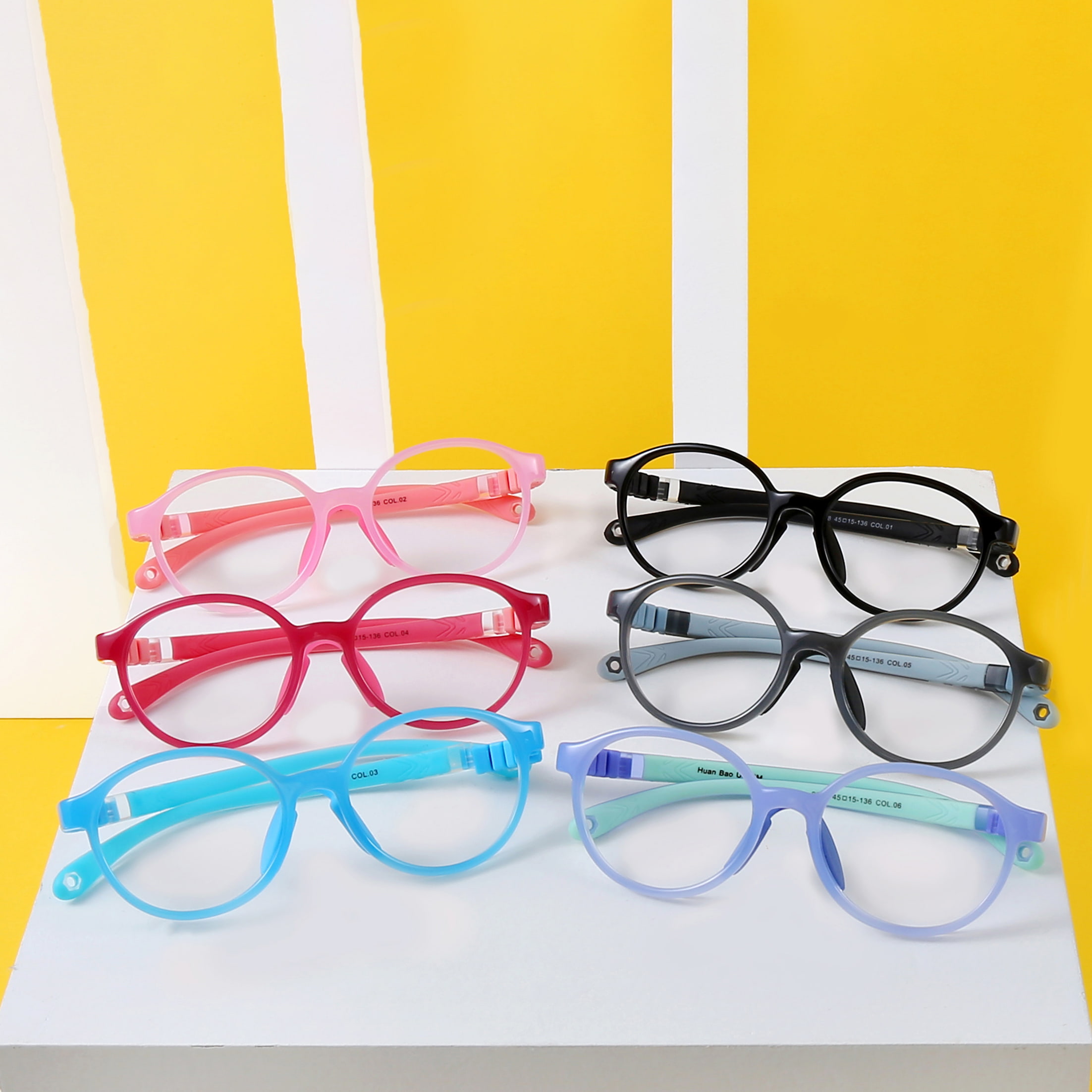 9028 Lunettes amovibles à monture complète lavables et durables