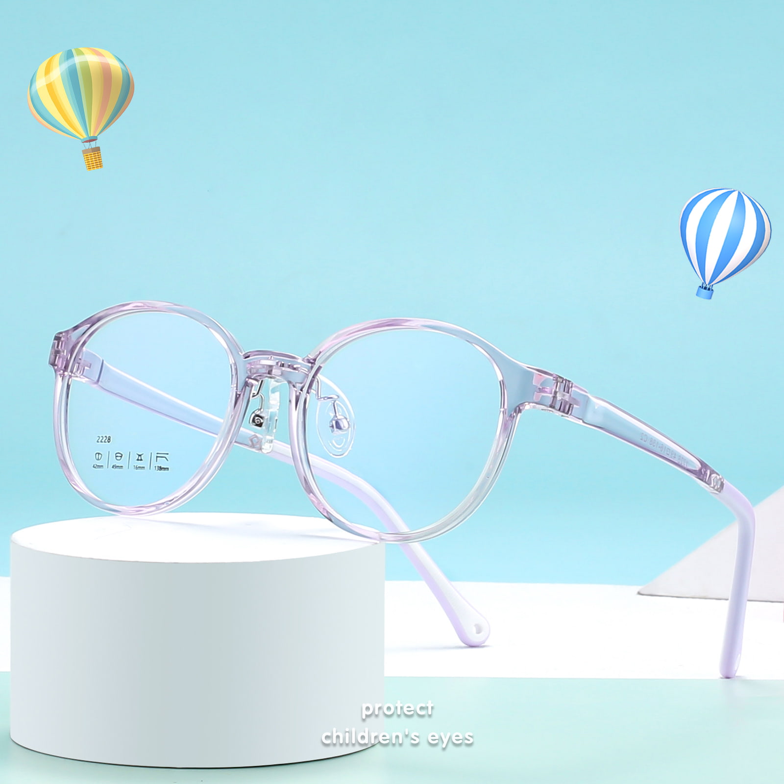 Couvre-pieds antidérapant bicolore, revêtement antibactérien, plaquettes nasales en Silicone souple, lunettes, 2228