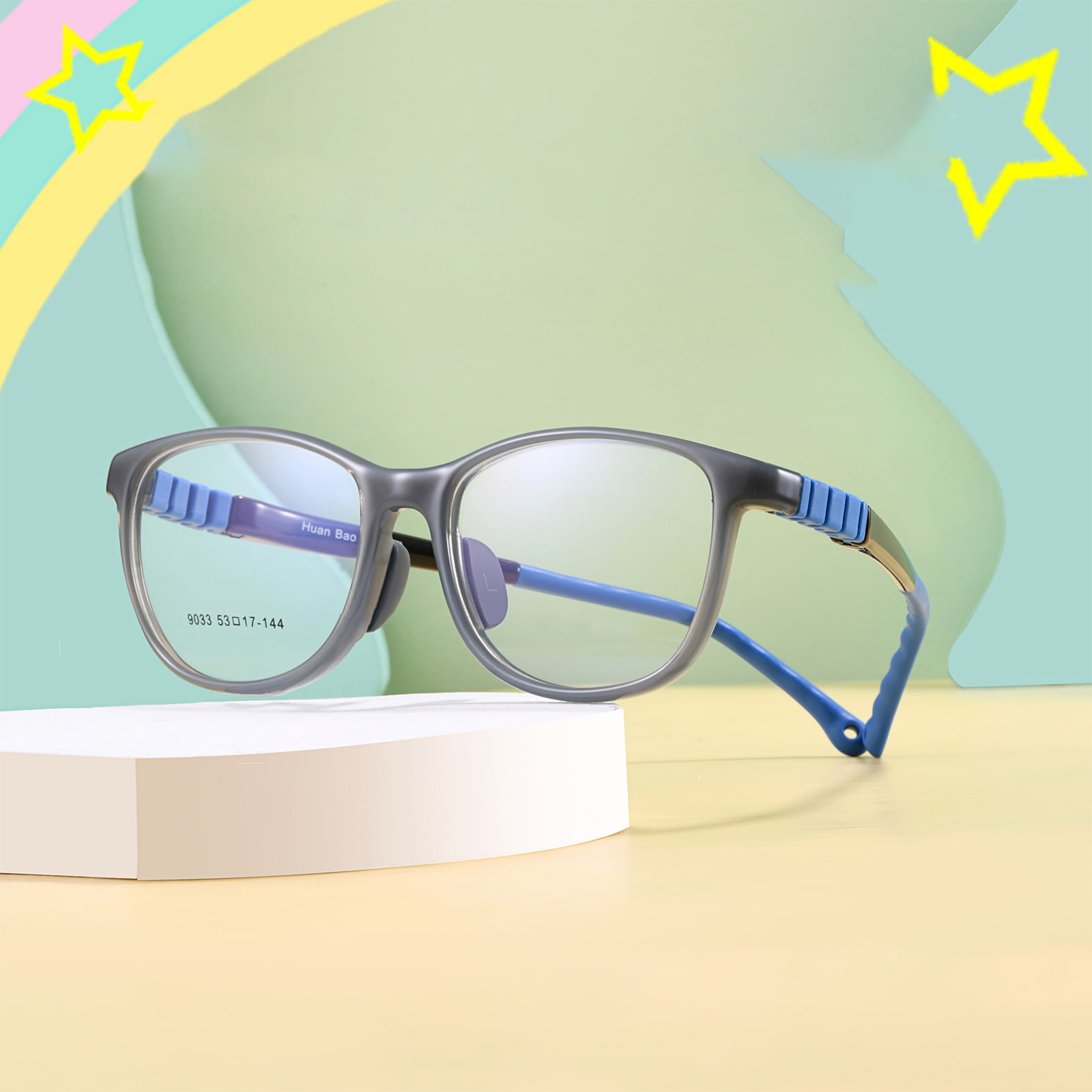 9033 Lunettes amovibles en silicone de sécurité antichute