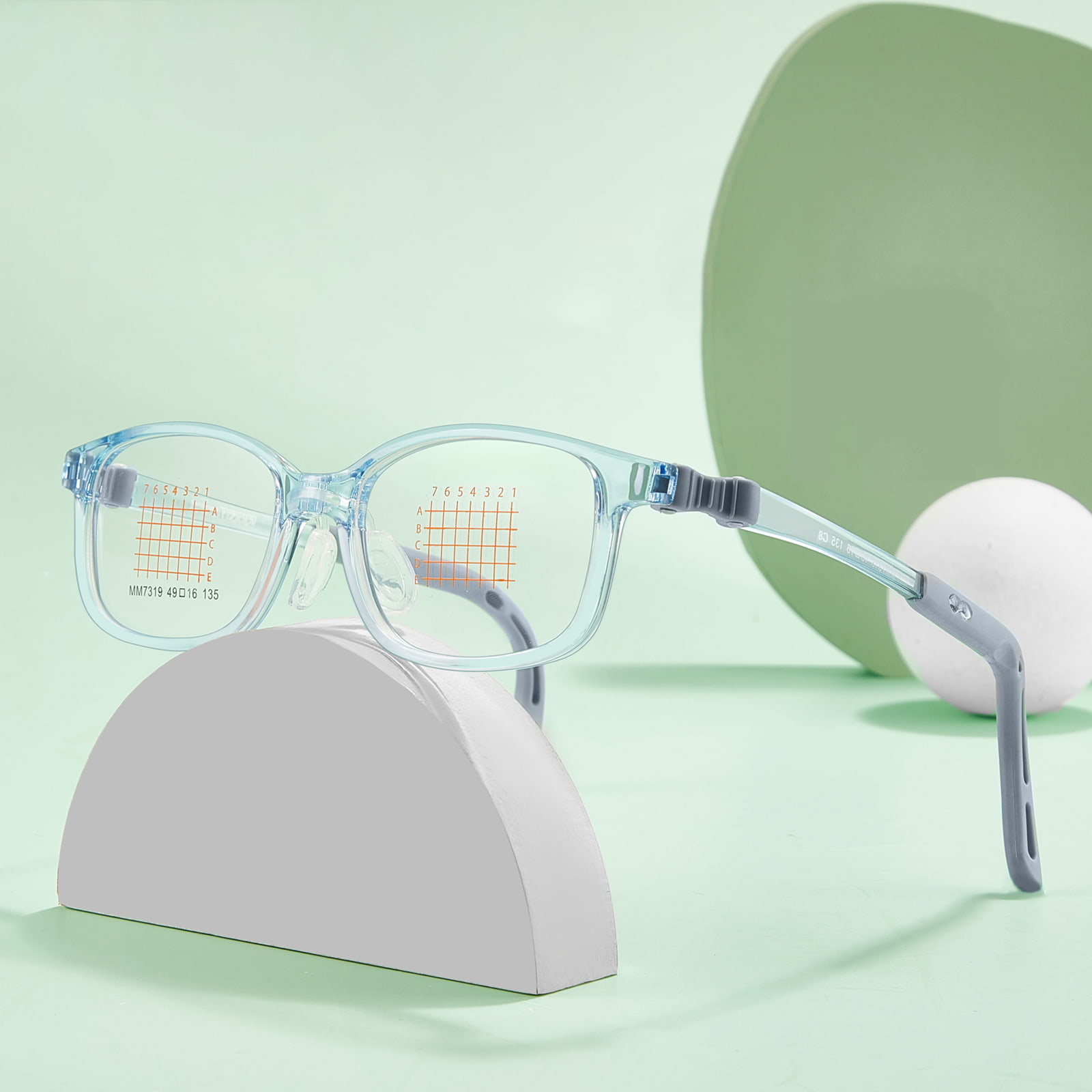 Lunettes EMS à clipser à charnière à mémoire MM7319