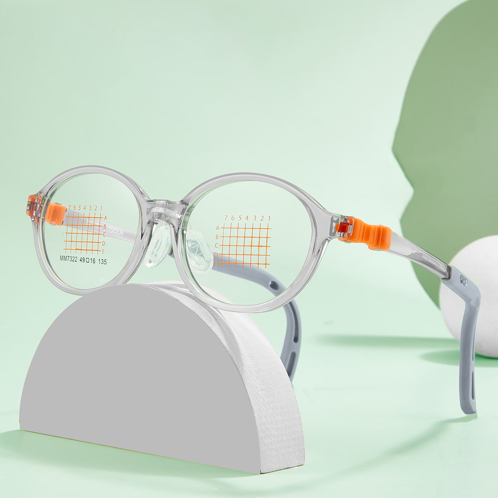 Lunettes EMS de correction d'astigmatisme non déformées MM7322