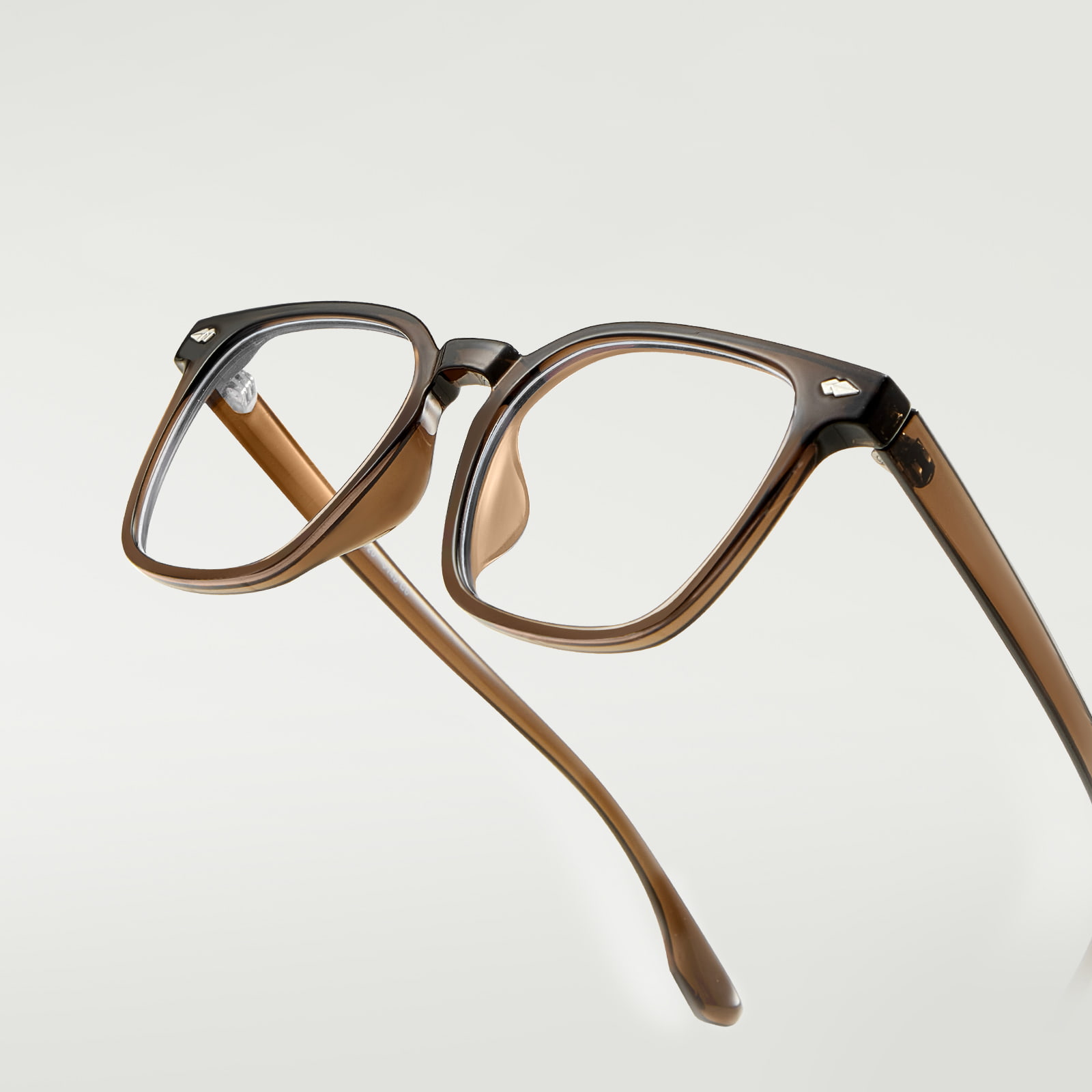 JF8042 Lunettes légères à monture carrée bloquant la lumière bleue