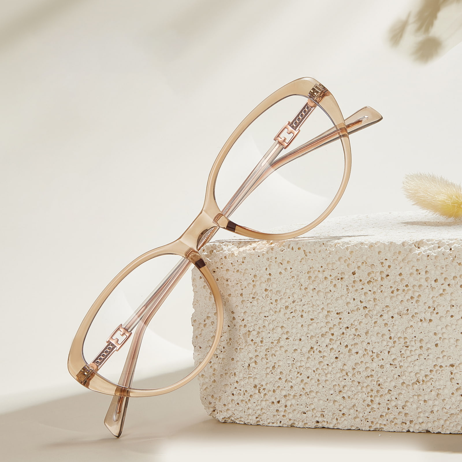 TJ5786 Lunettes anti-lumière bleue à monture papillon élargie