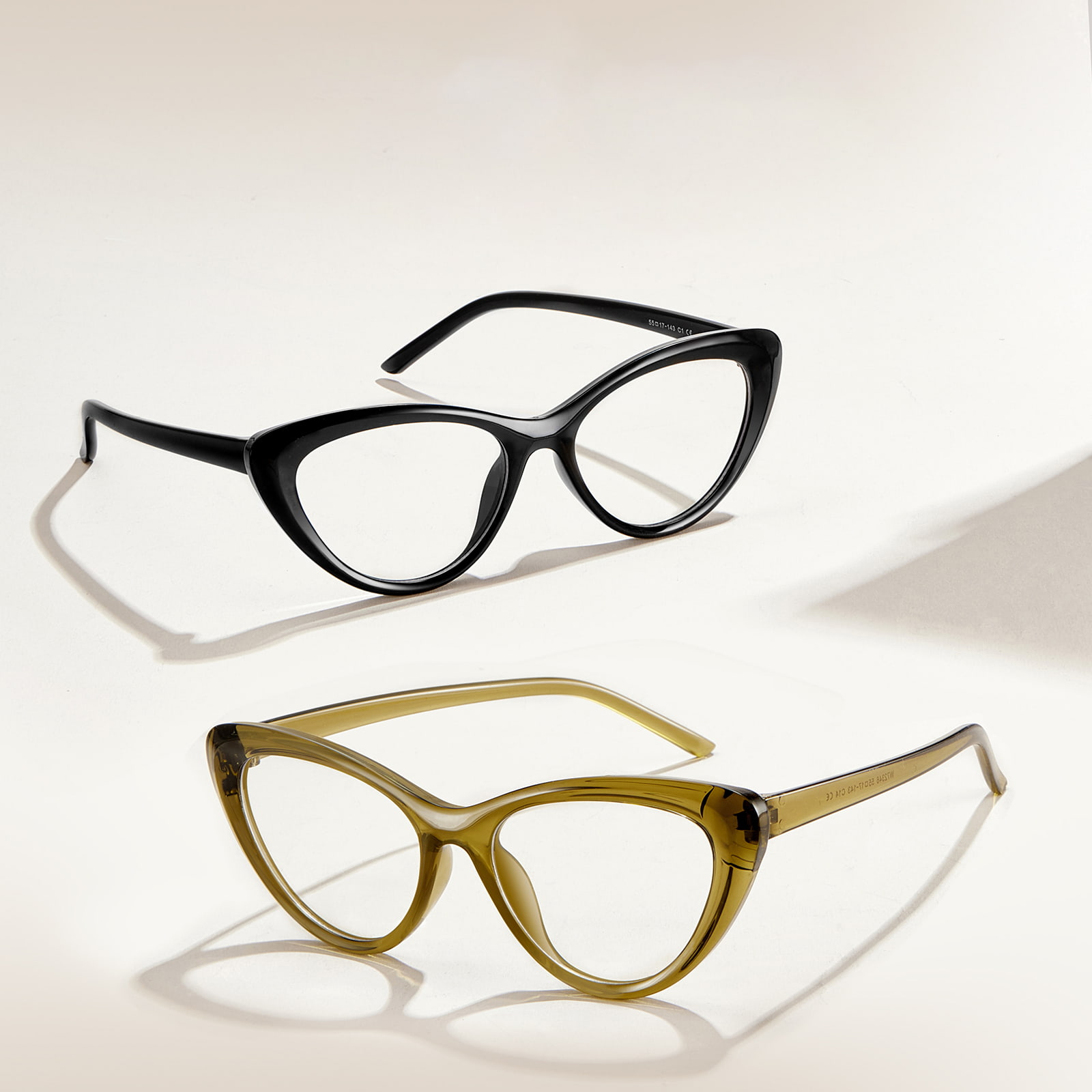 W72346 Lunettes anti-stress anti-lumière bleue à lignes épaisses de style américain