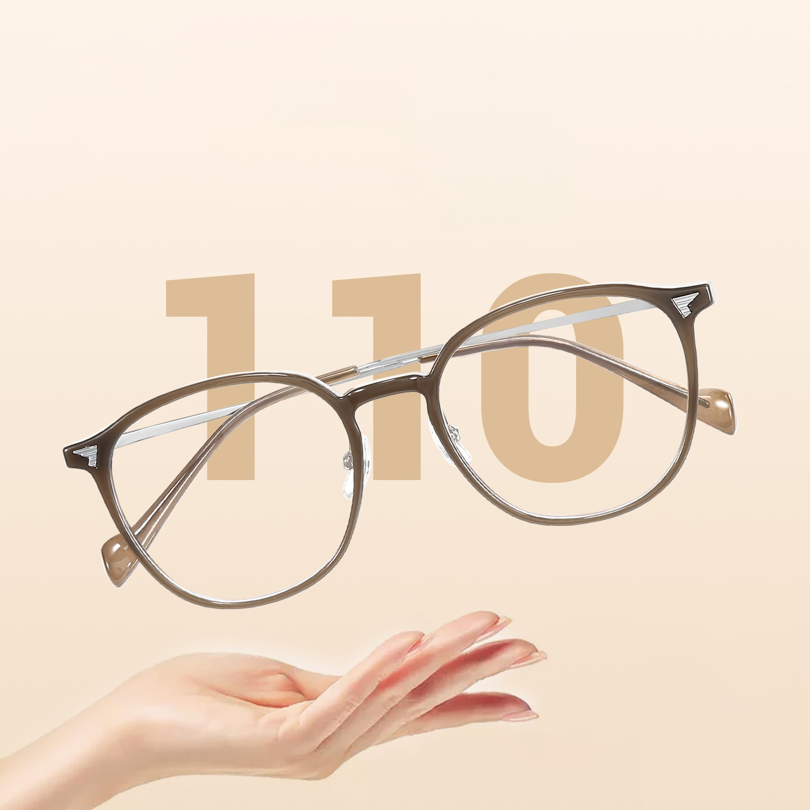 01247 Lunettes de protection contre la lumière bleue avec ailes légères