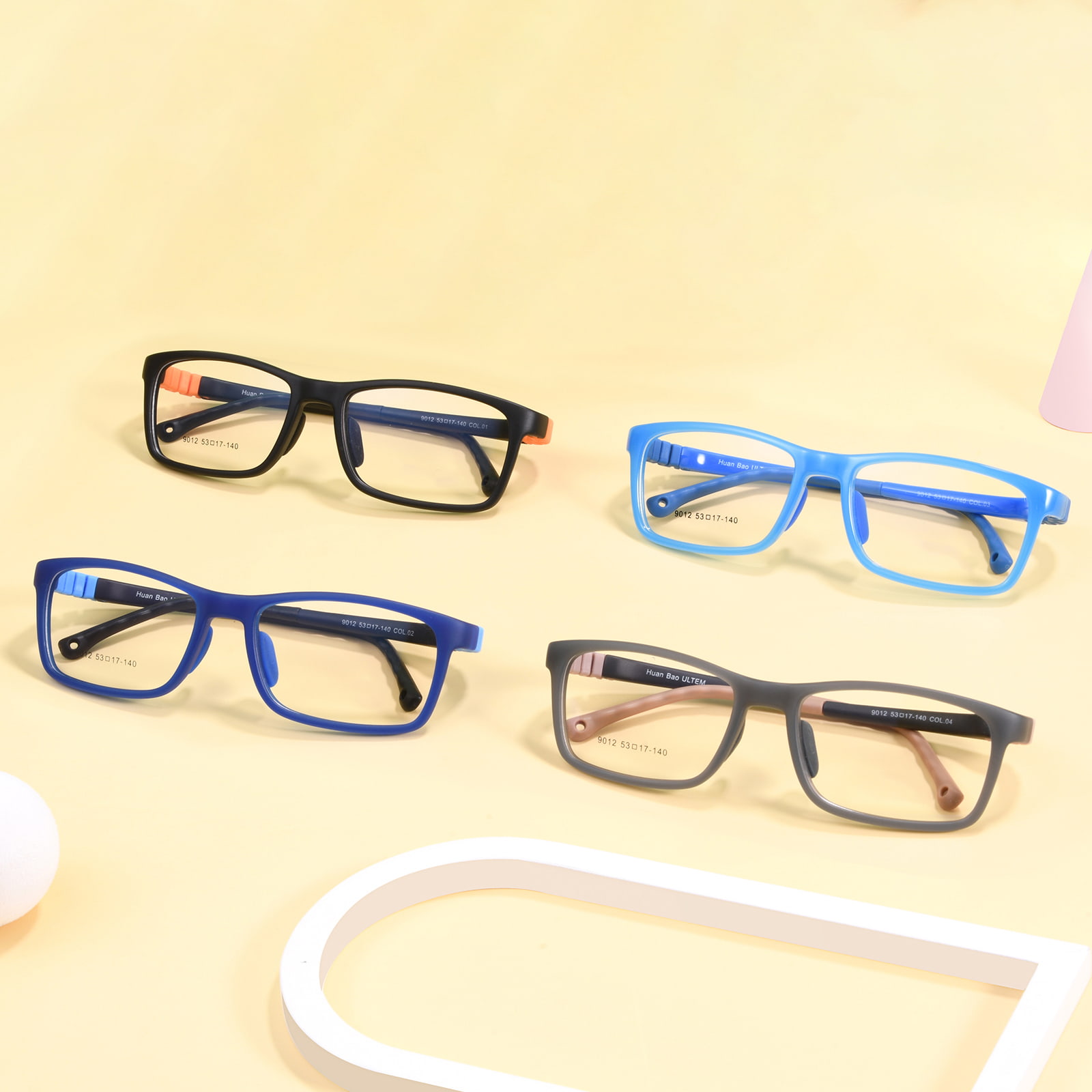 9012 Lunettes détachables pour jeunes sportifs non allergiques