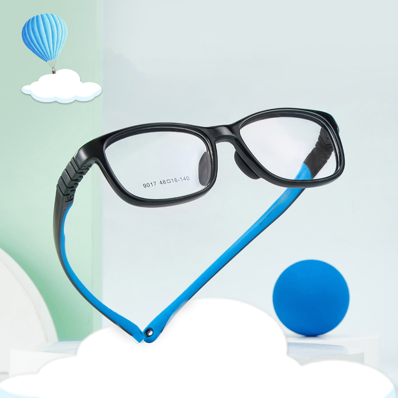 Lunettes détachables antidérapantes et résistantes à l'usure 9017 Running