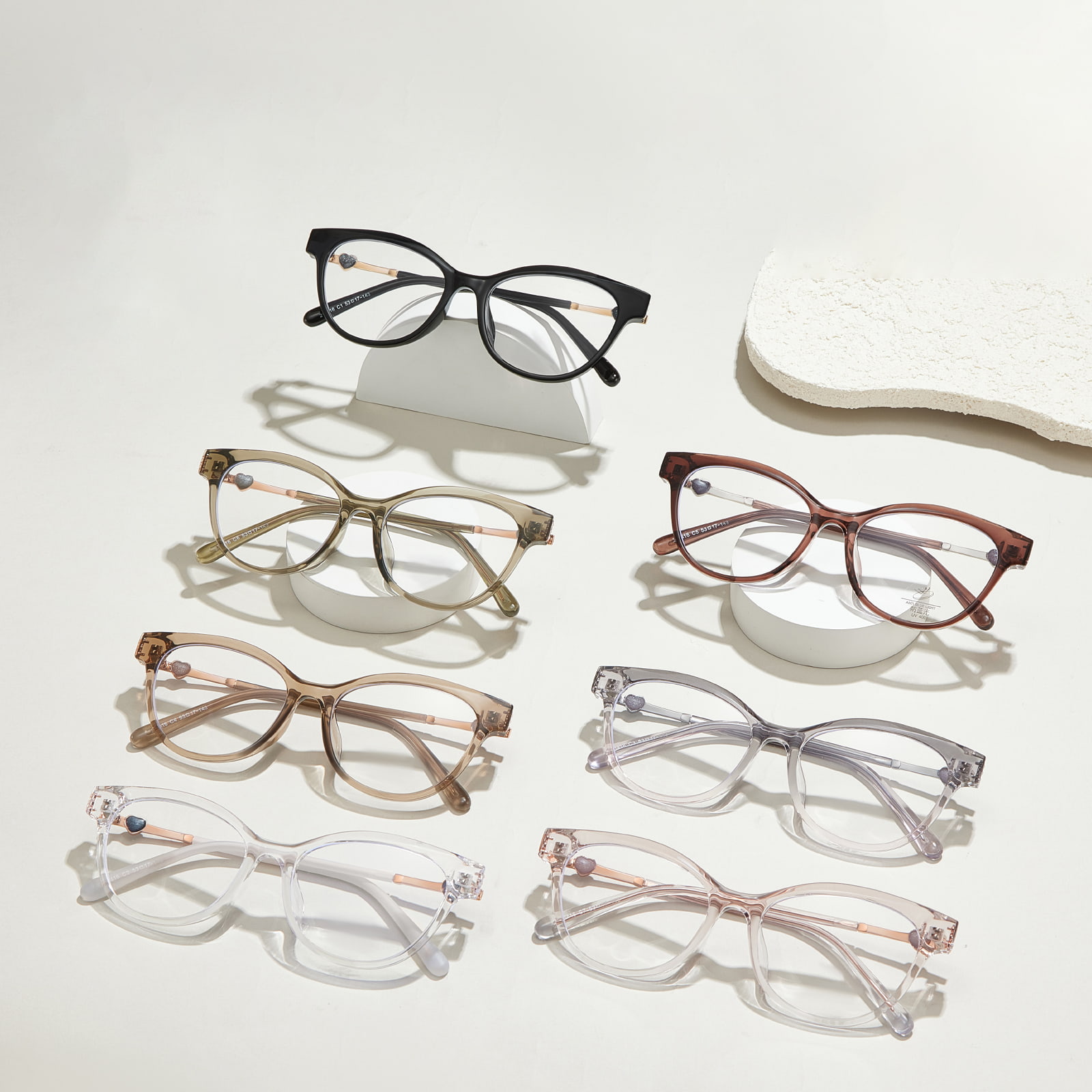 210416 Lunettes anti-lumière bleue résistantes à l'usure Love Casting