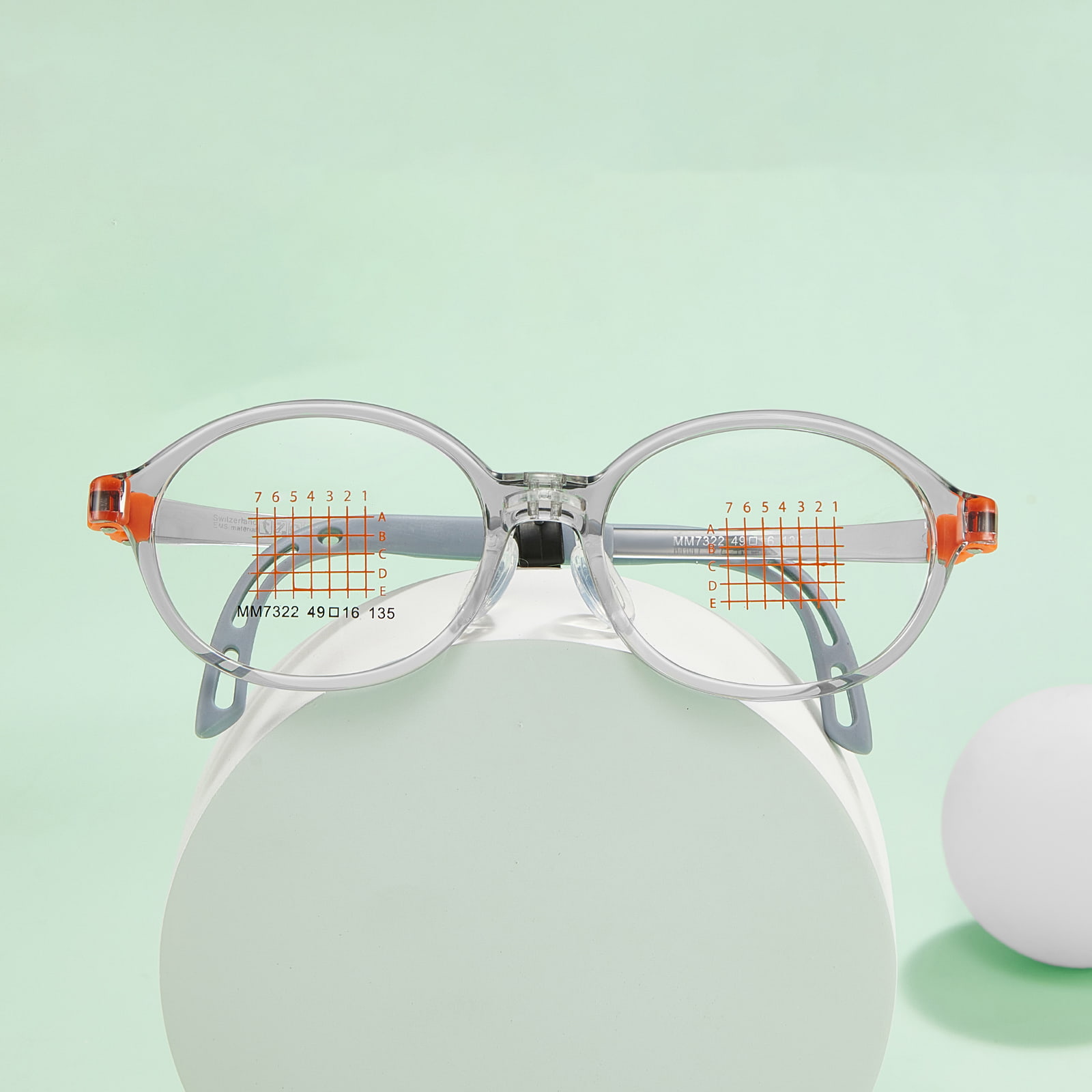 Lunettes EMS de correction d'astigmatisme non déformées MM7322