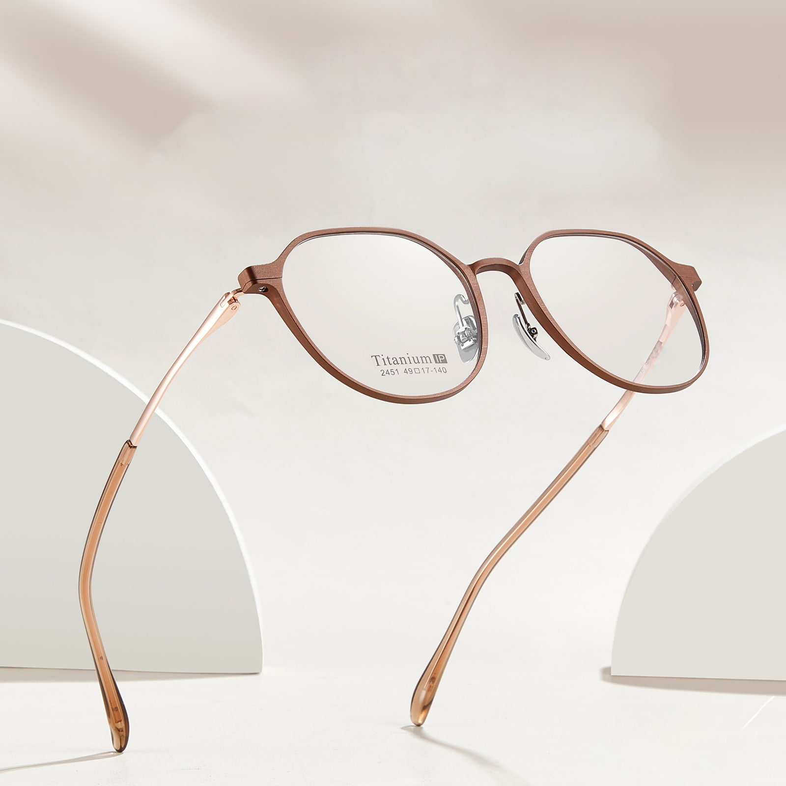 Lunettes de lecture monobloc anti-rayures en aluminium-magnésium 2451