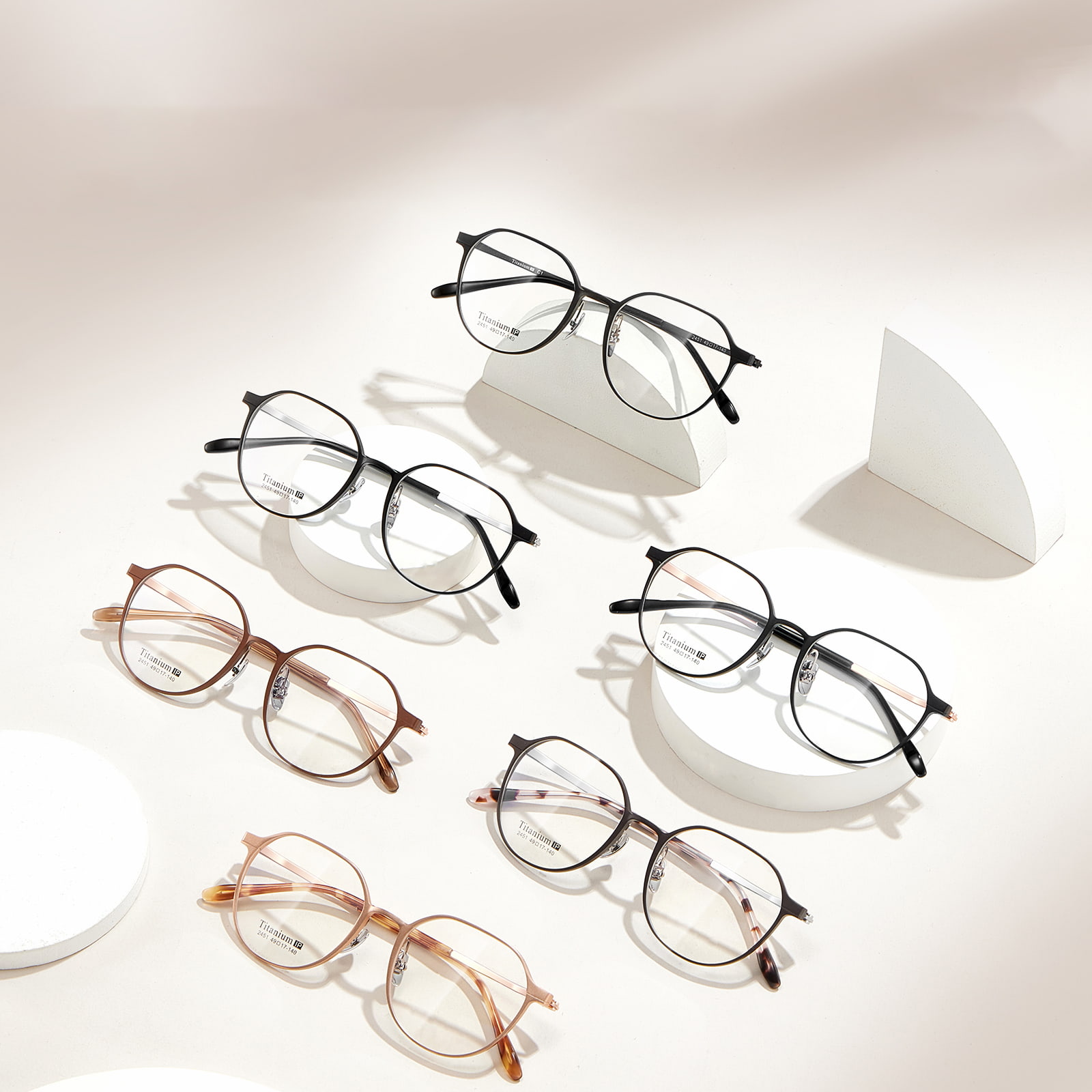 Lunettes de lecture monobloc anti-rayures en aluminium-magnésium 2451
