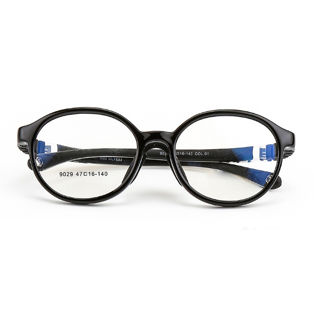 Lunettes amovibles à charnière élastique pour correction de la vision 9029