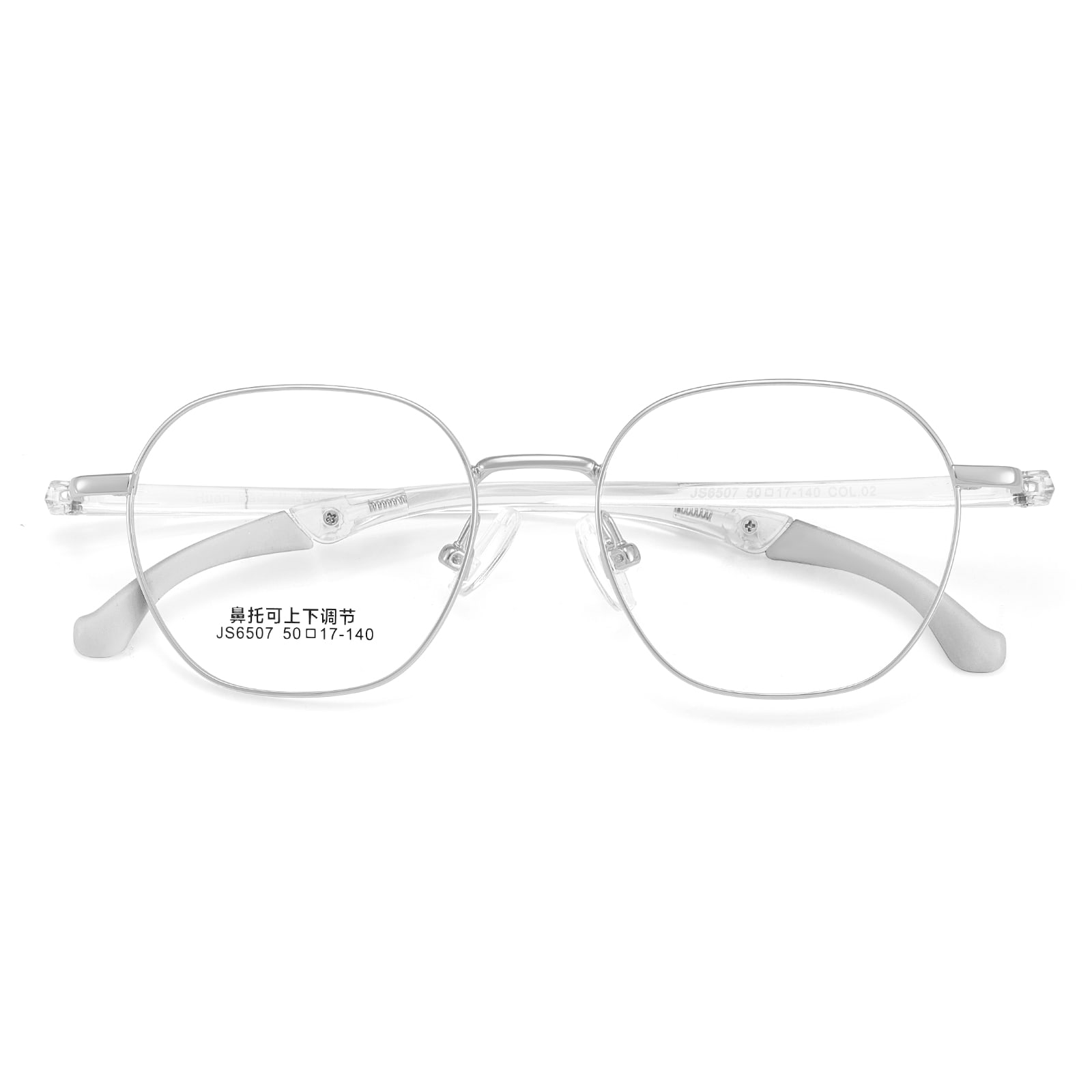 6507 Lunettes de sport réglables avec plaquettes nasales à crochet en silicone