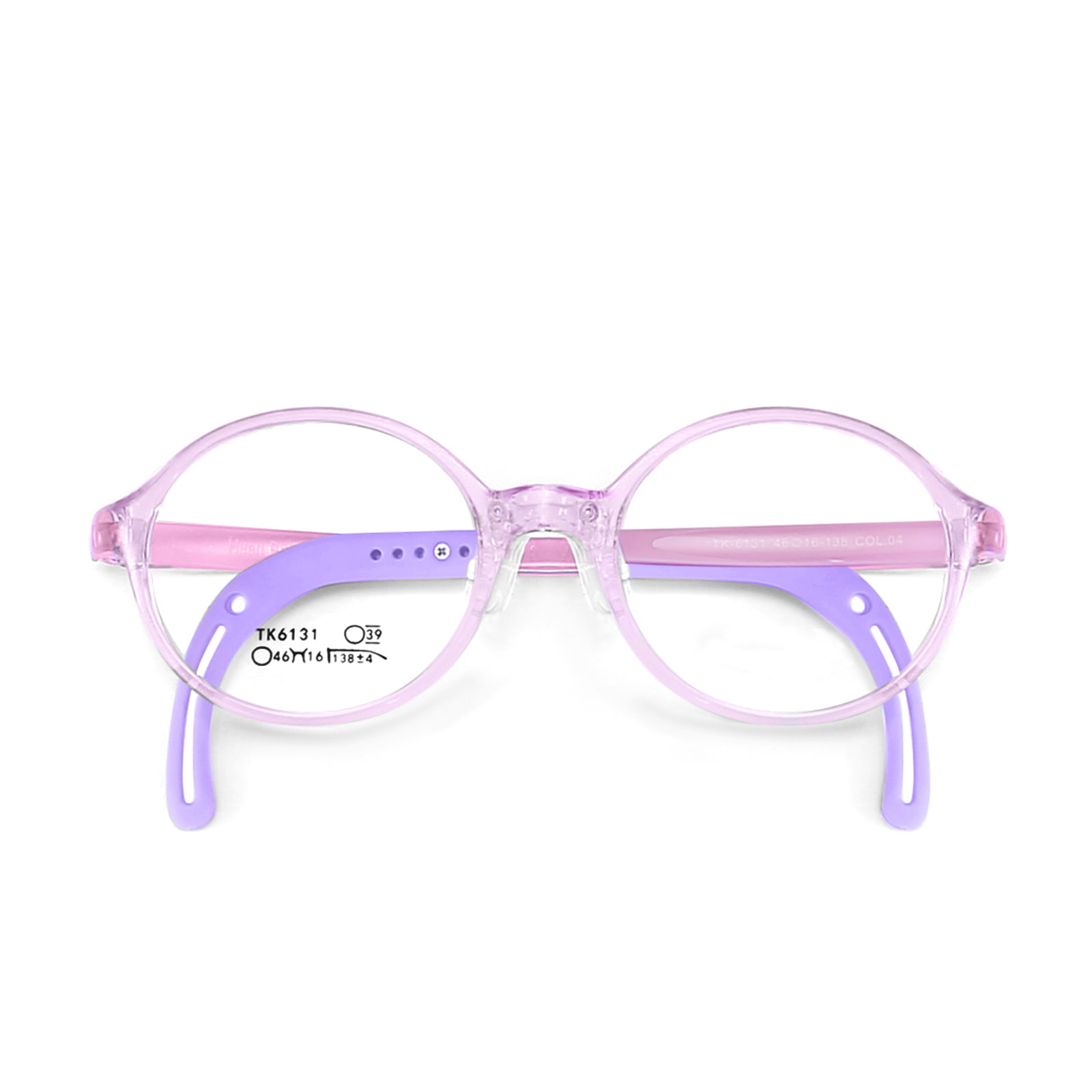 TK6131 Lunettes pliables pour enfants à bords scintillants