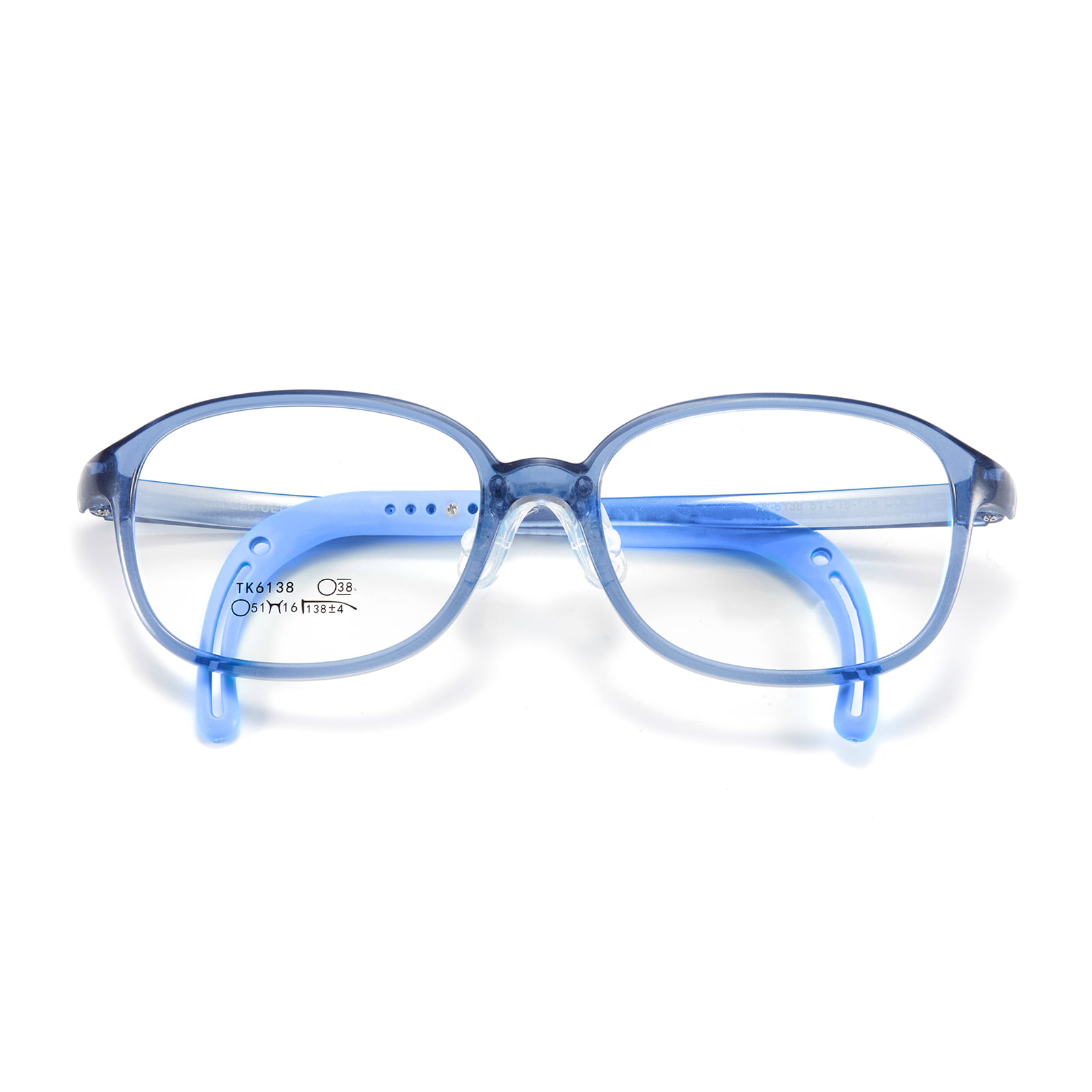 TK6138 Lunettes TR90 légères de grande taille pour enfants