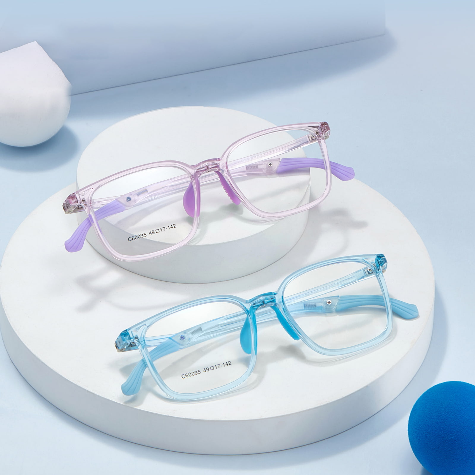 60095 Lunettes de sport réglables à quatre angles résistantes à l'usure