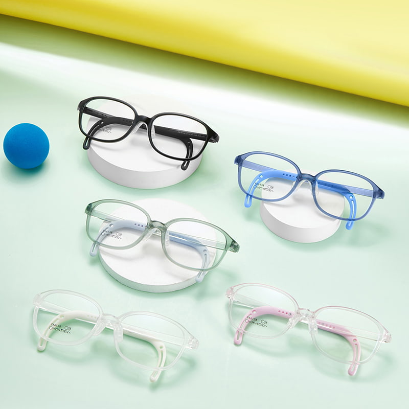 TK6138 Lunettes TR90 légères de grande taille pour enfants