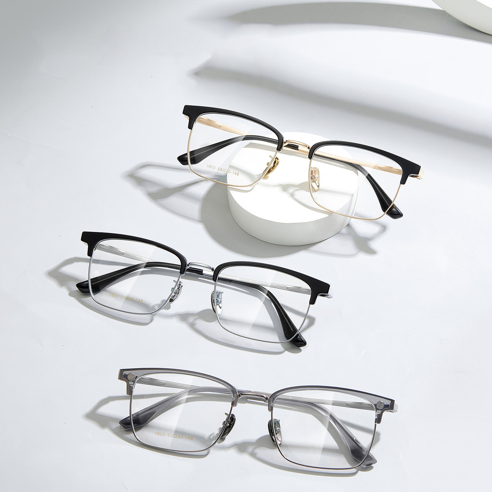 1803 Lunettes de soleil pour myopie au volant, ensemble magnétique 3 en 1 puissant