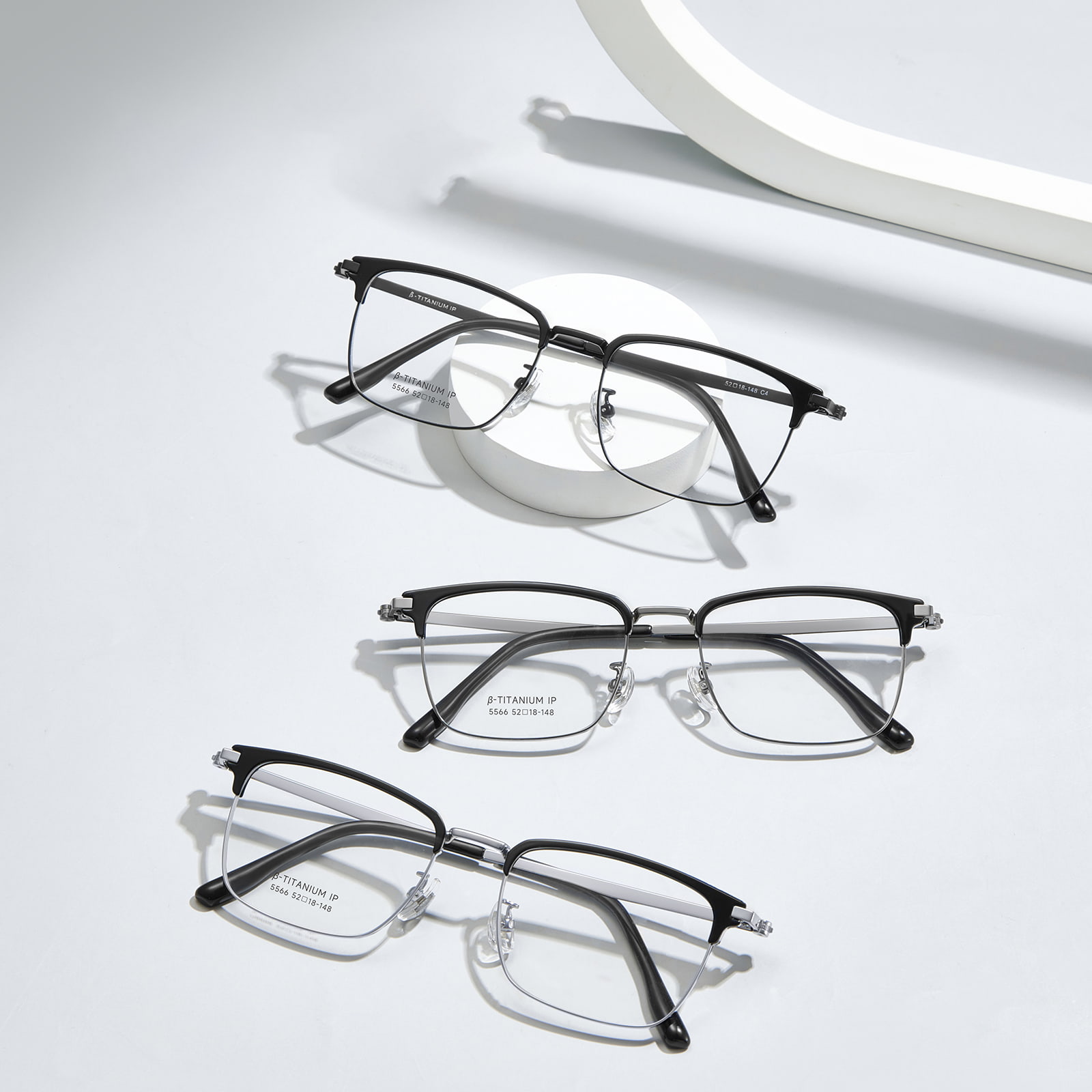5566 Lunettes de soleil magnétiques 3 en 1 haute définition à aimant intégré invisible