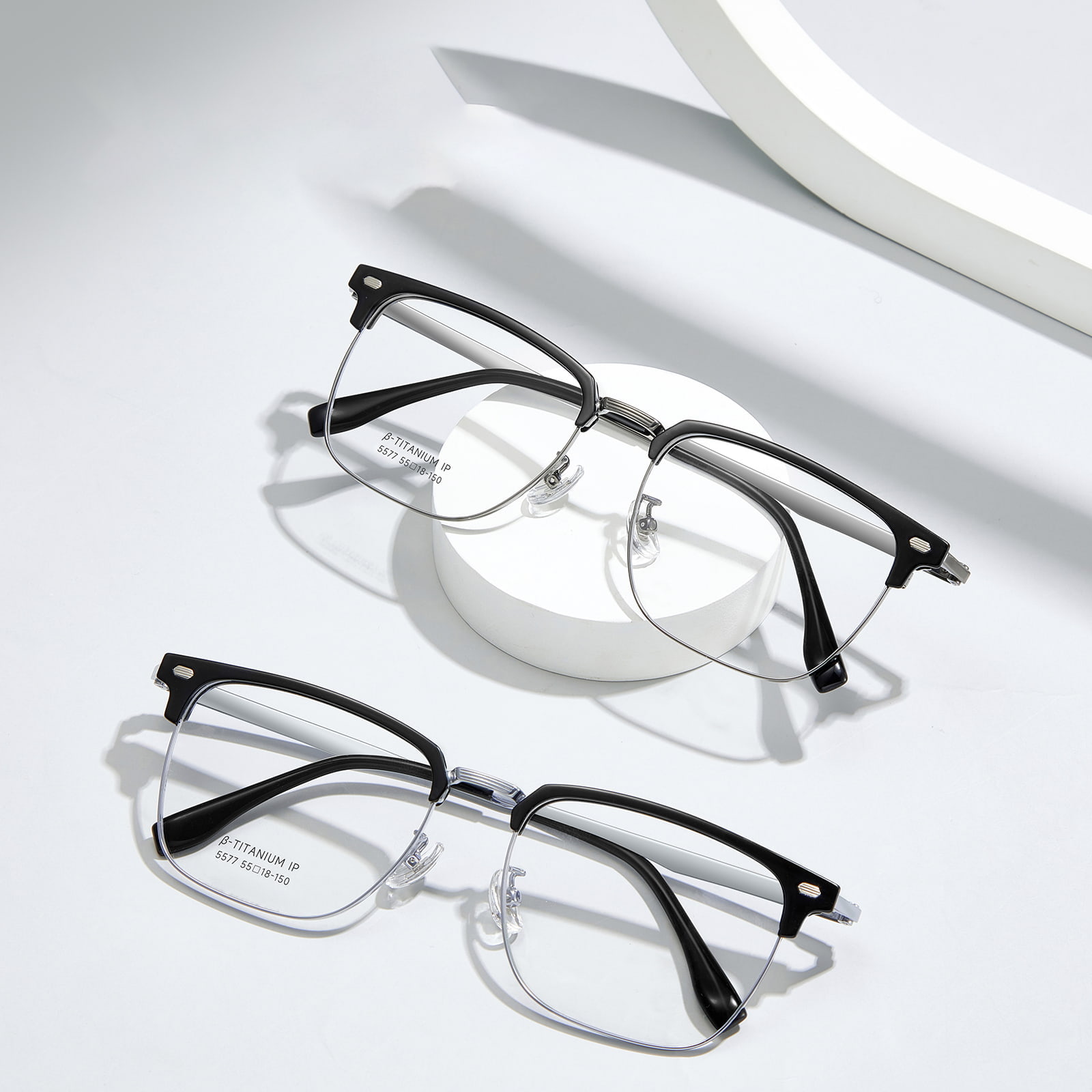 5577 Porte-sourcils de conduite portable 3 en 1 lunettes de soleil magnétiques