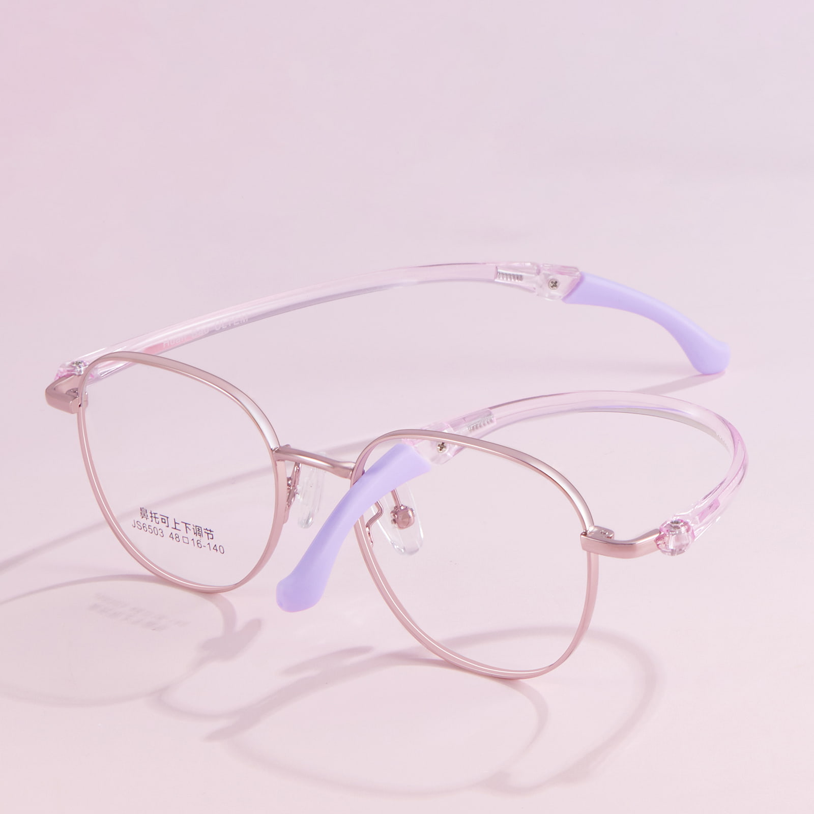 Lunettes de sport en acier et tungstène, pour élèves du primaire, en plastique et titane, pour élèves du primaire, 6503